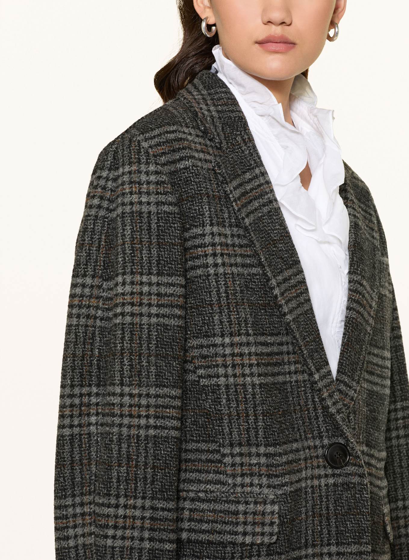 MARANT ÉTOILE Mantel GESINA: DUNKELGRAU