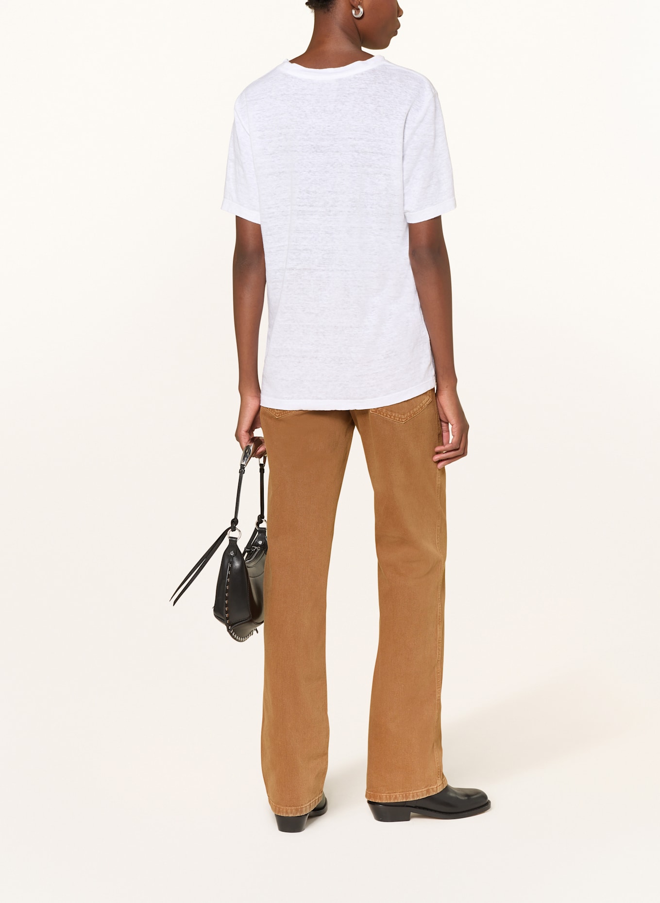 MARANT ÉTOILE Straight Jeans BRINLEY: 10OE Ochre