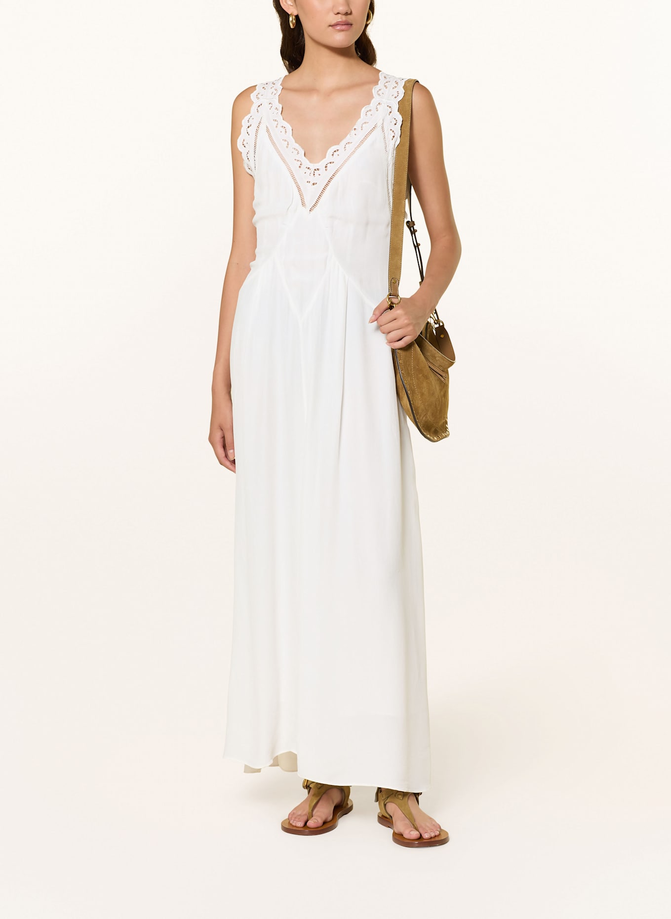 MARANT ÉTOILE Kleid FREDA: WEISS