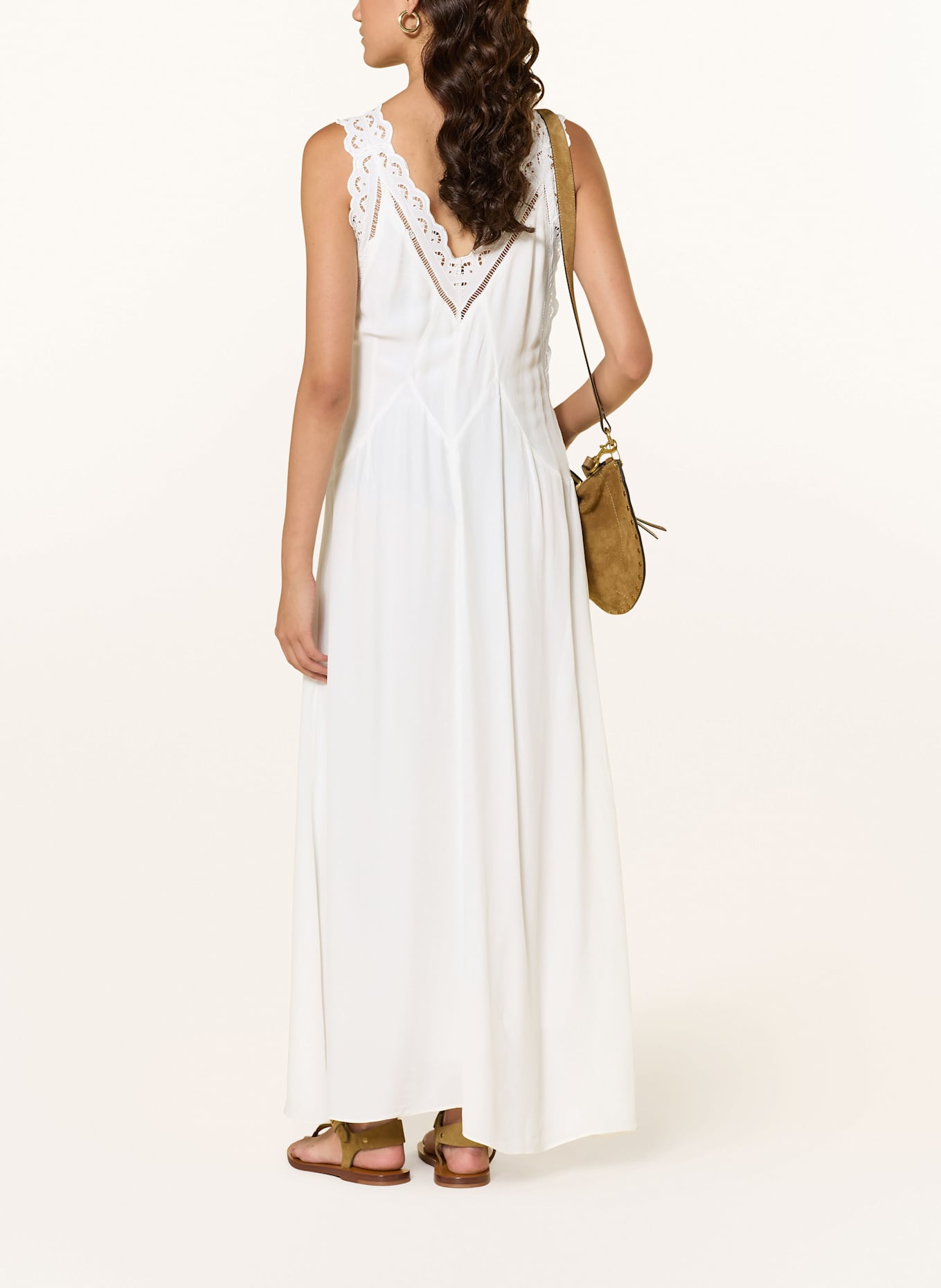 MARANT ÉTOILE Kleid FREDA: WEISS