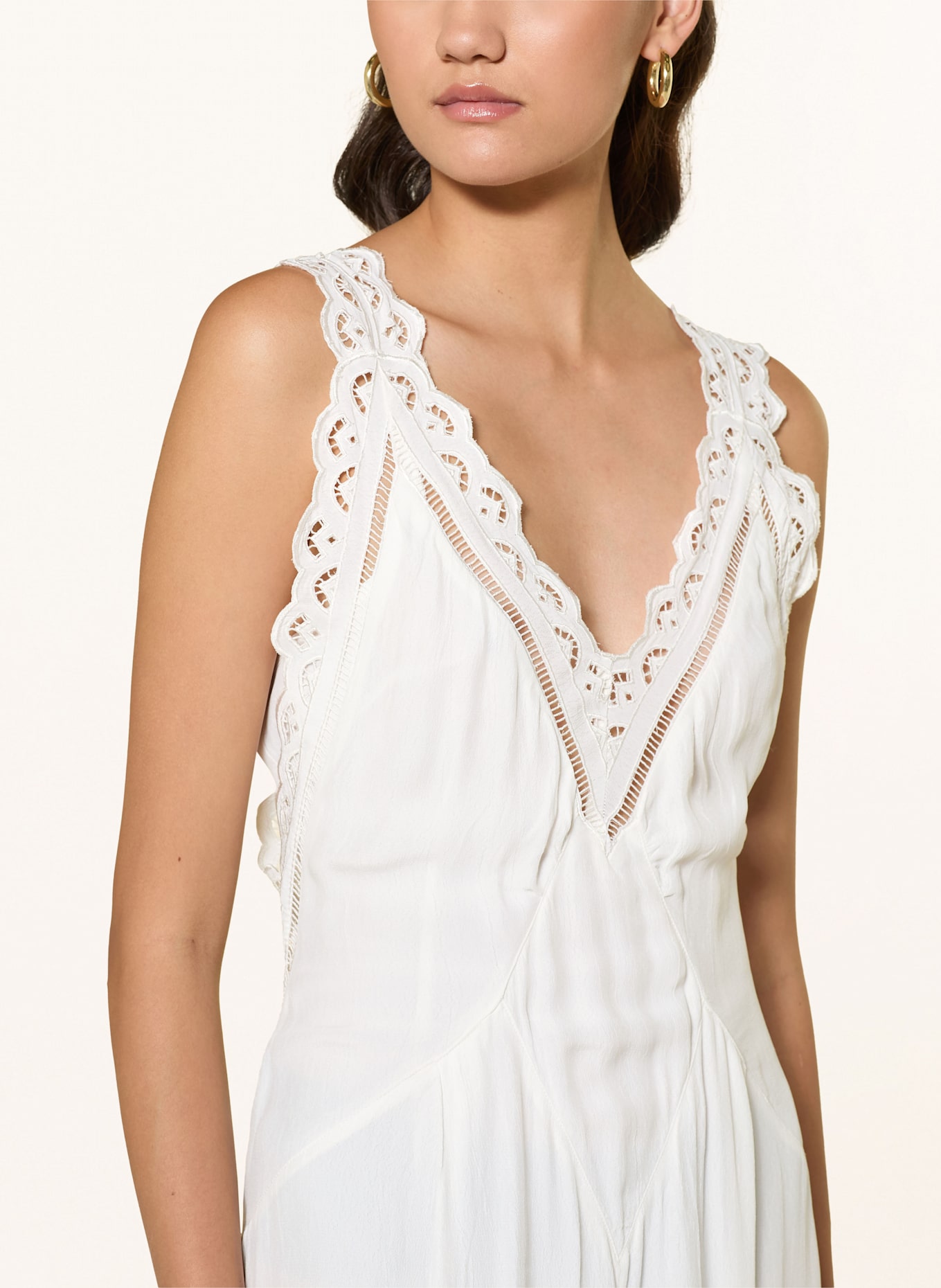 MARANT ÉTOILE Kleid FREDA: WEISS