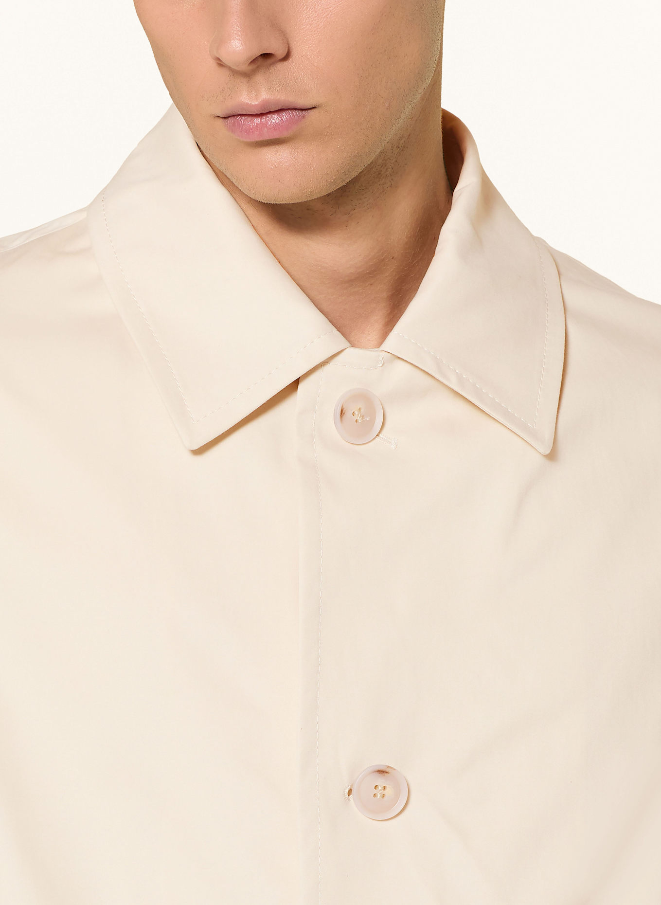 BOSS Mantel CLARK: WEISS