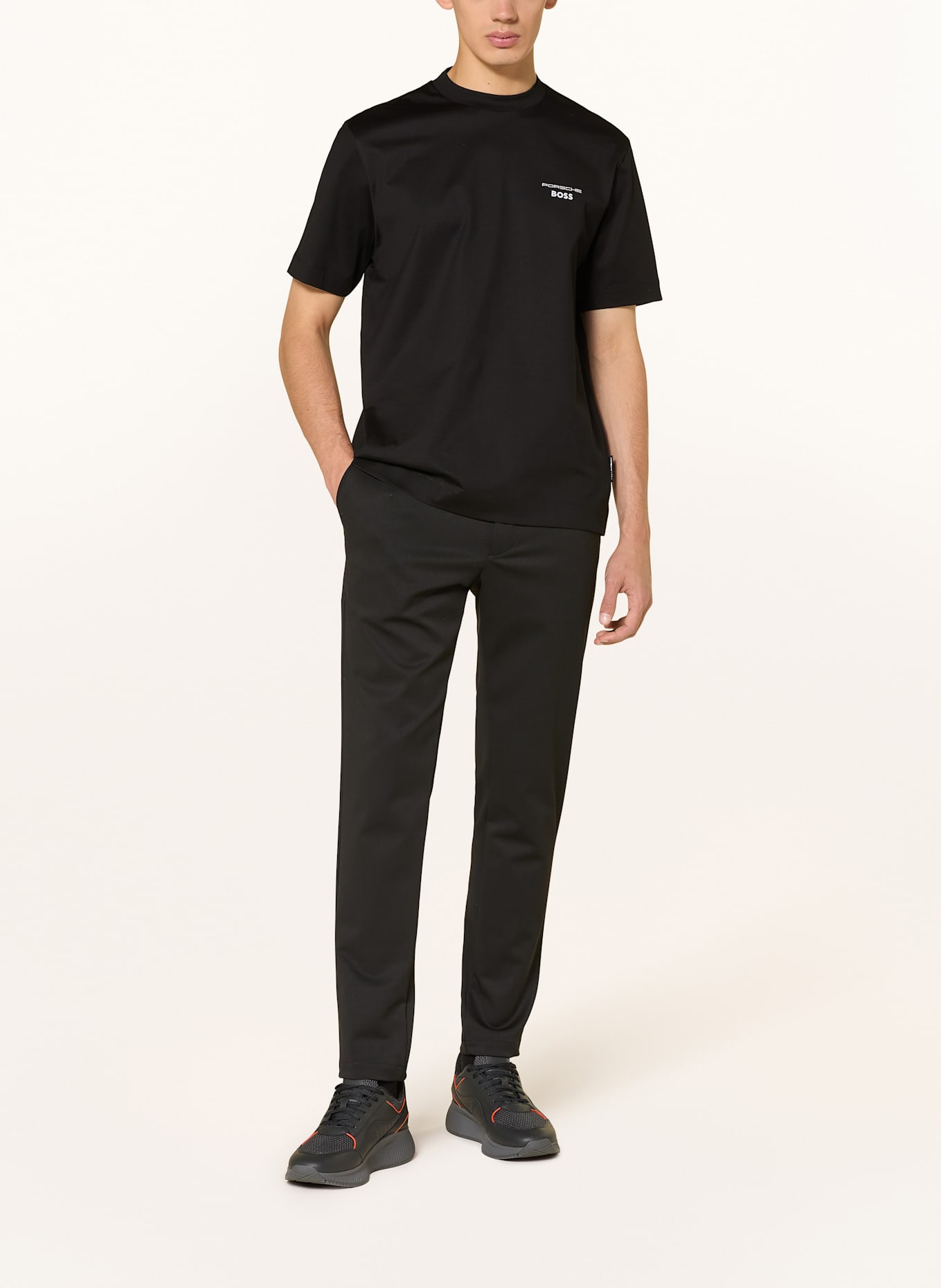 BOSS T-Shirt THOMPSON: SCHWARZ