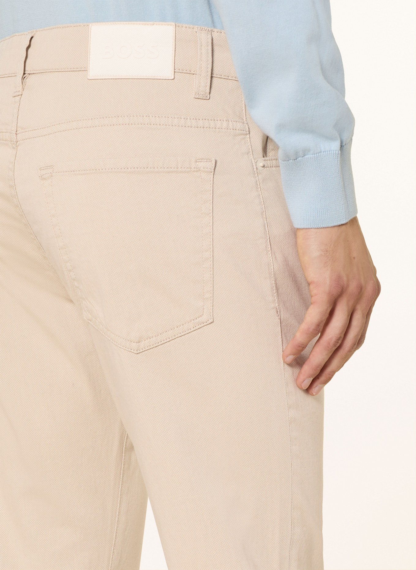 BOSS Hose RE.MAINE Regular Fit: BEIGE