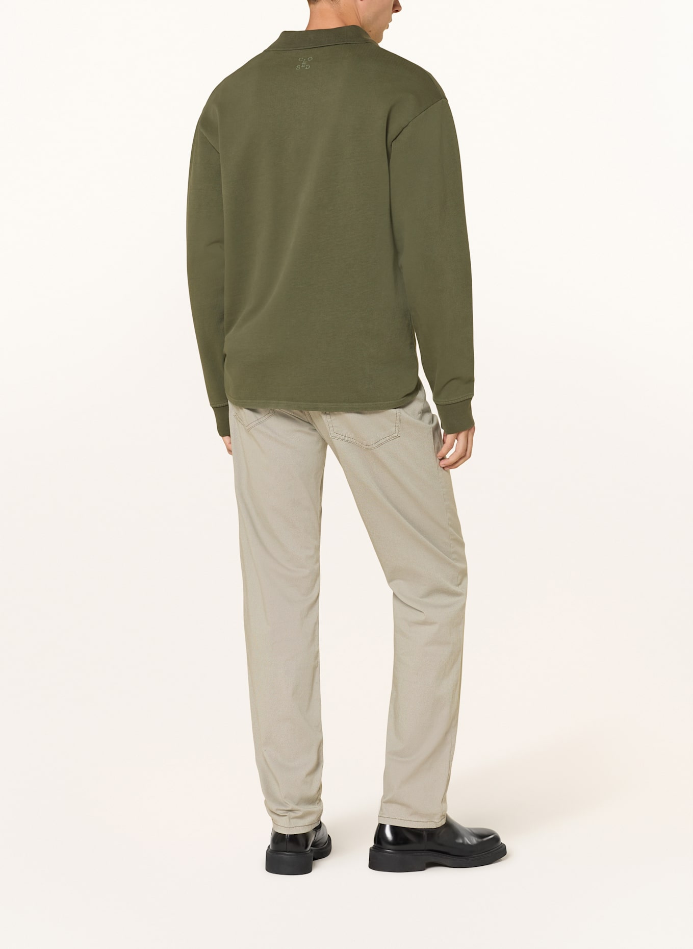 BOSS Hose RE.MAINE Regular Fit: GRÜN/ WEISS