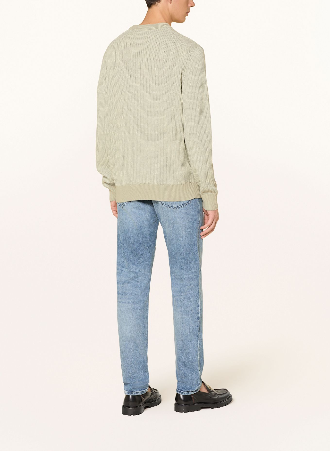 BOSS Pullover APOKKO: HELLGRÜN