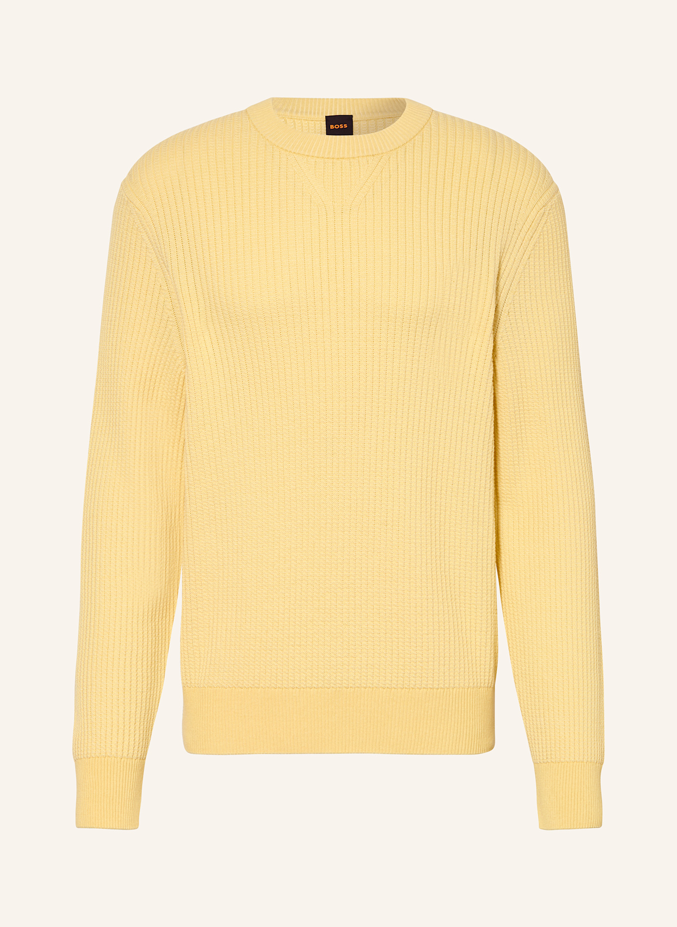 BOSS Pullover APOKKO: GELB