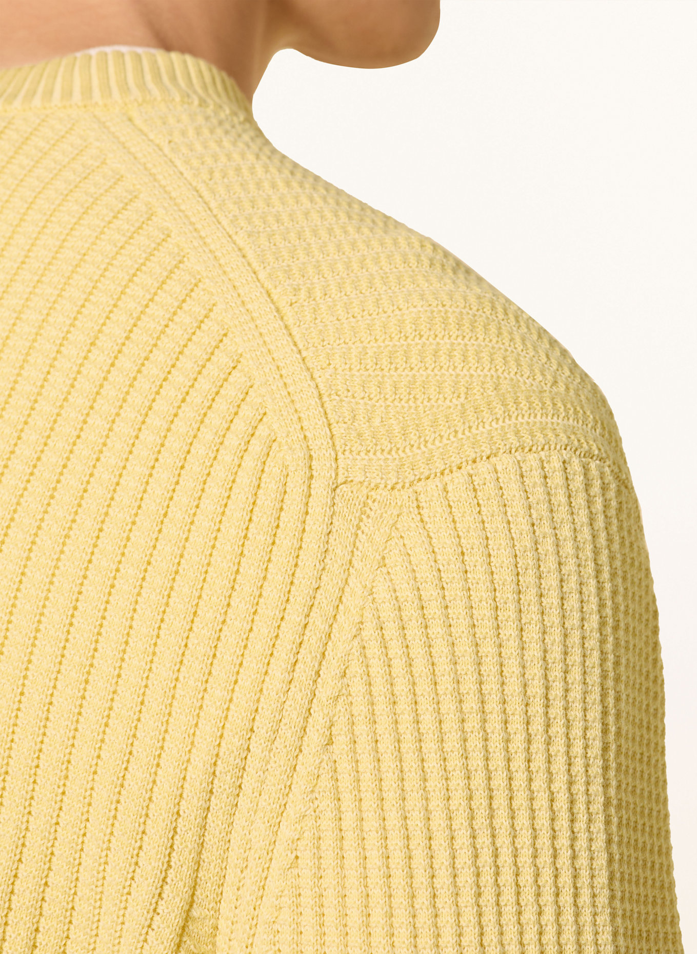 BOSS Pullover APOKKO: GELB