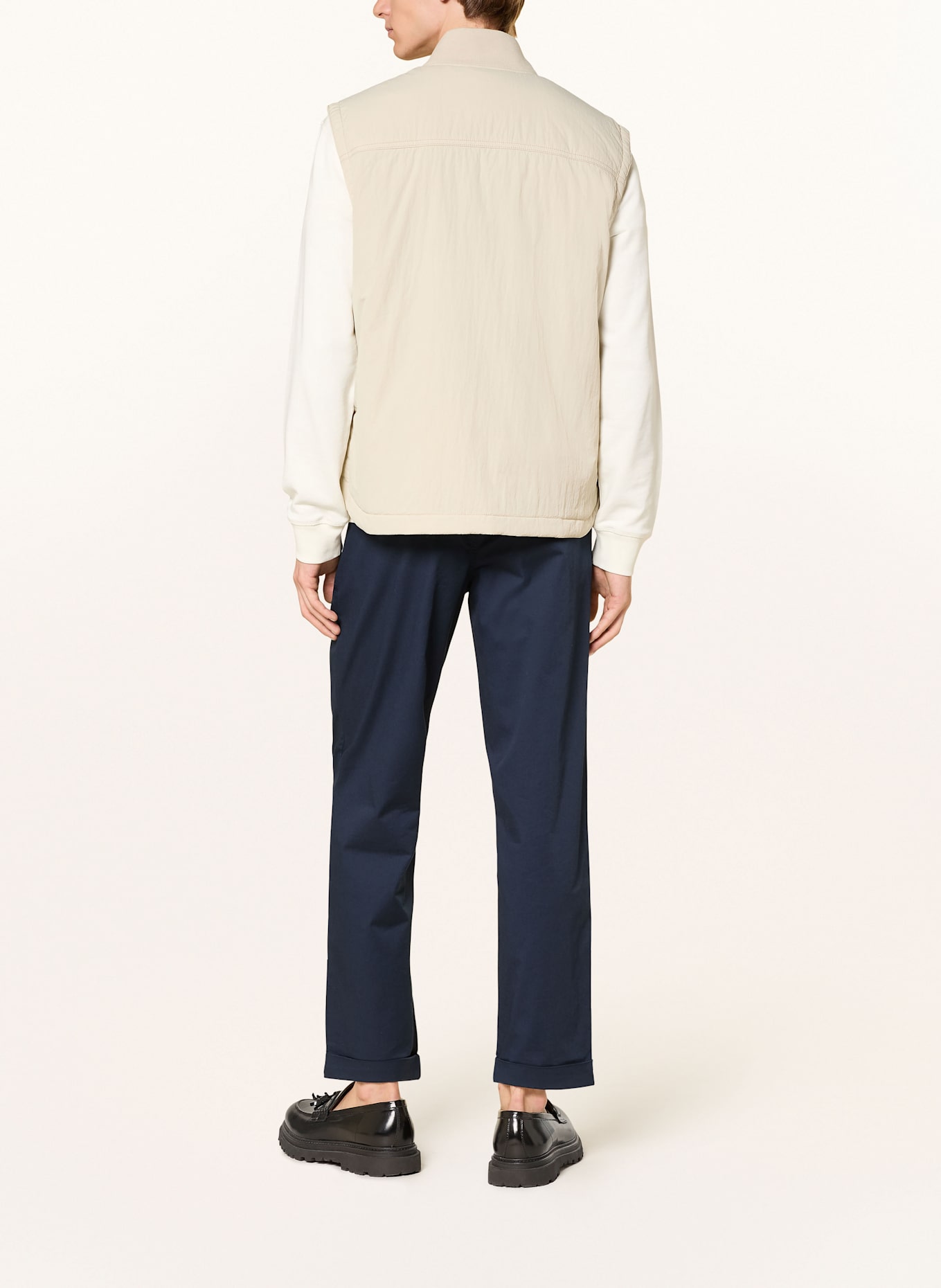 BOSS Chino TURN UP Regular Fit: DUNKELBLAU