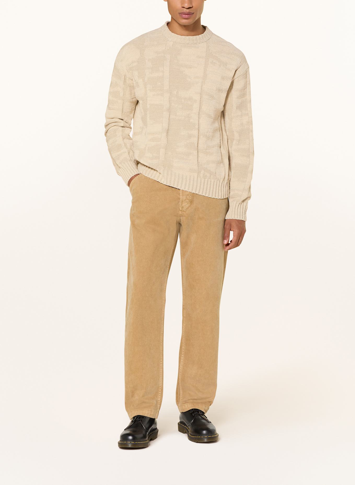 BOSS Pullover KIRESO: BEIGE