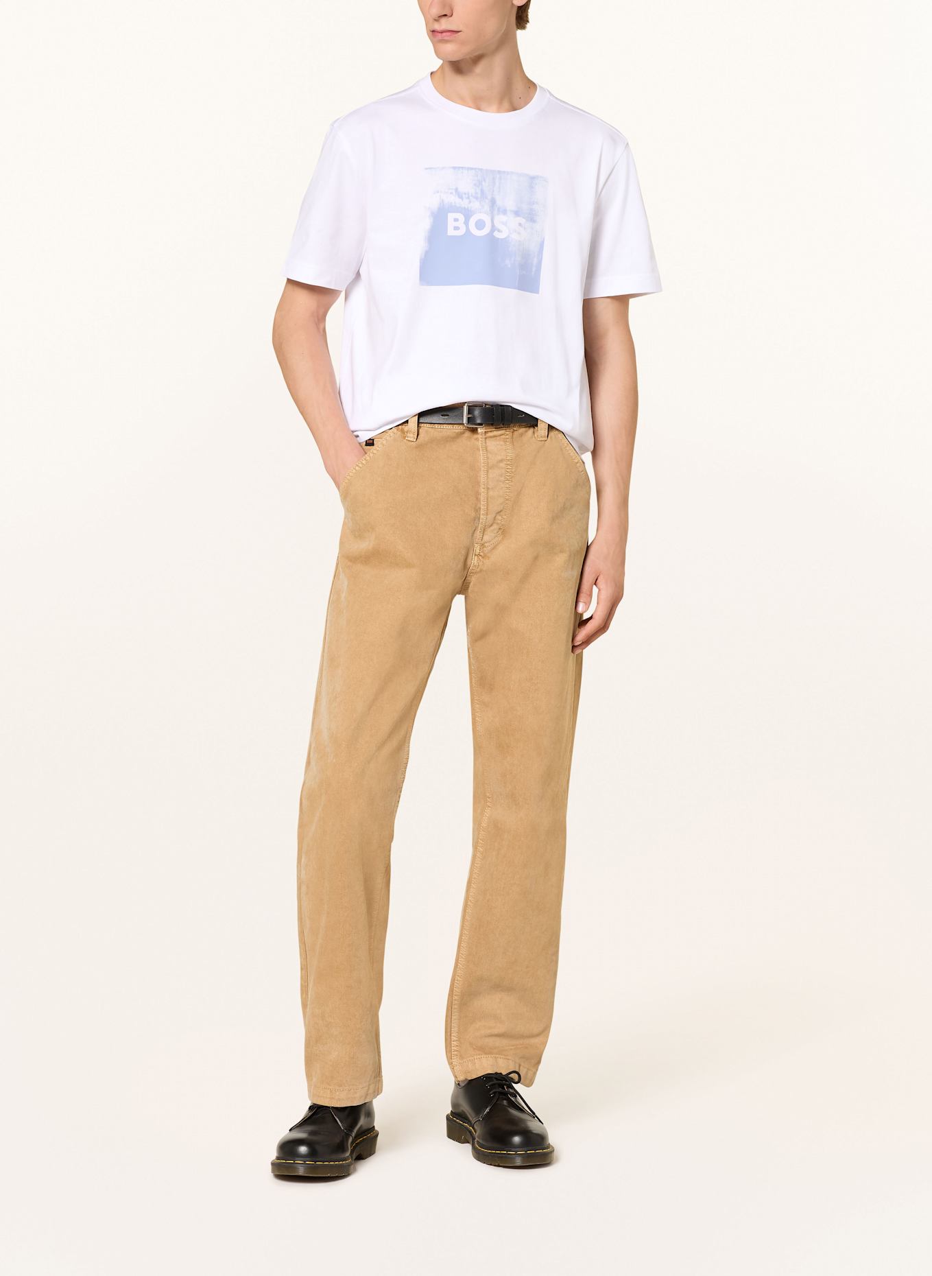 BOSS T-Shirt WHEEL: WEISS