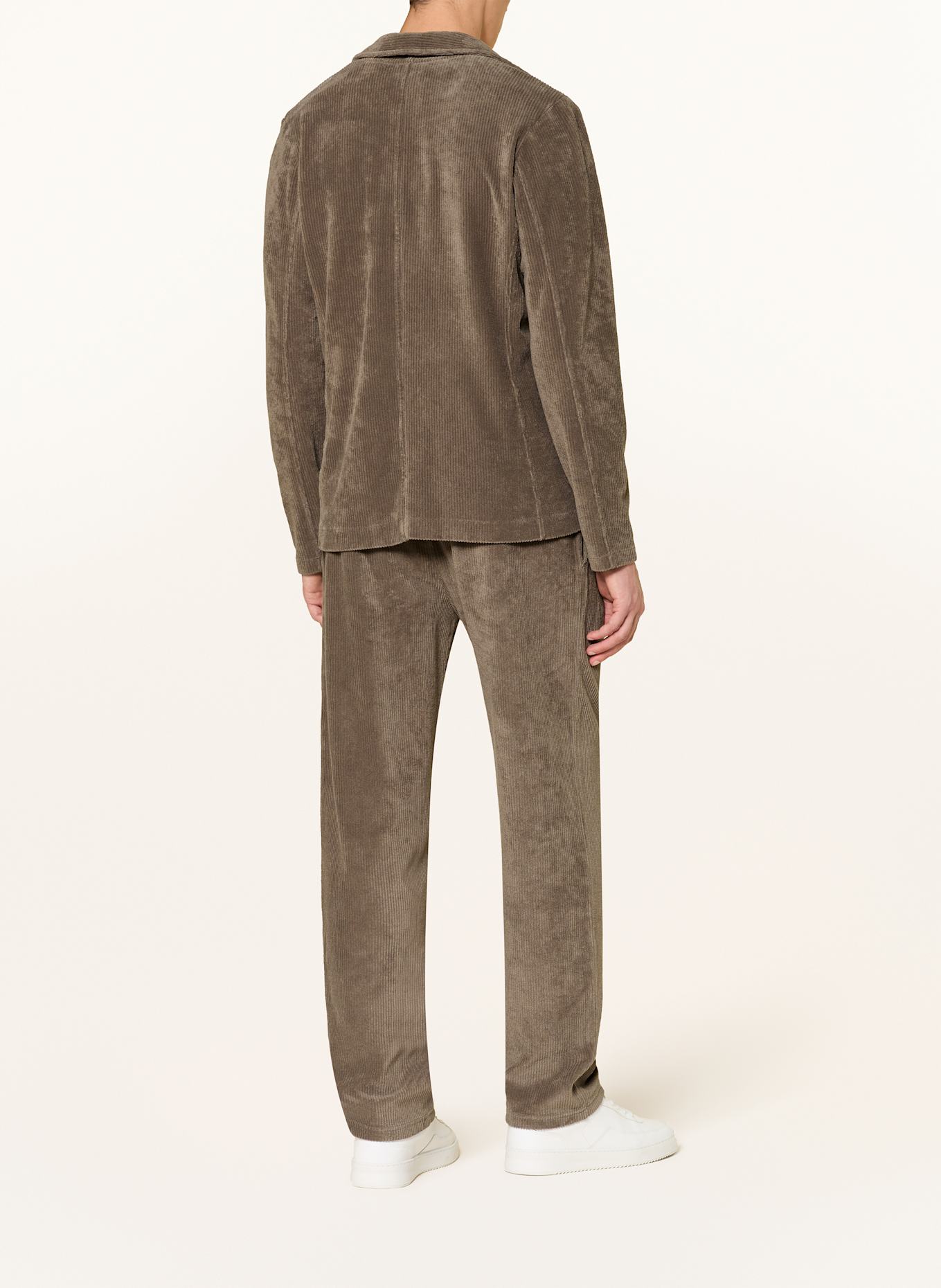 Juvia Anzugsakko TIMO Regular Fit aus Frottee: 490 KHAKI