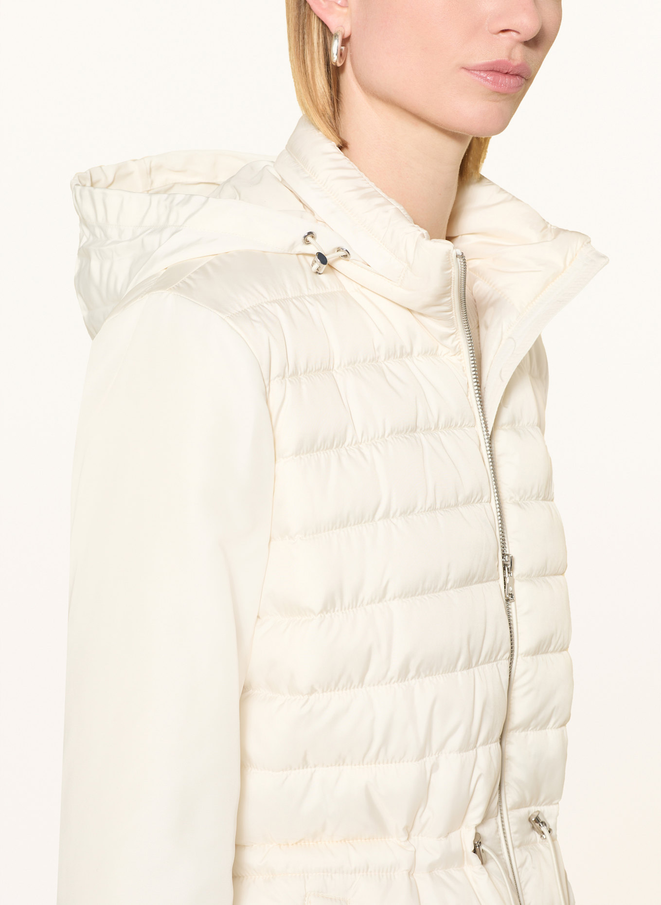 LAUREN RALPH LAUREN Quilted jacket: CREAM