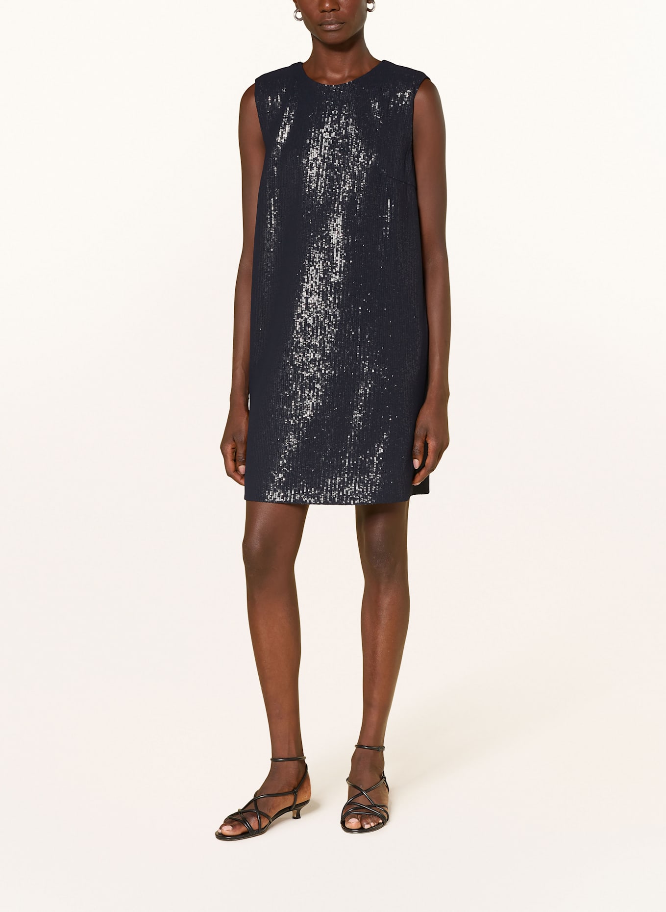 windsor. Kleid mit Pailletten: DUNKELBLAU