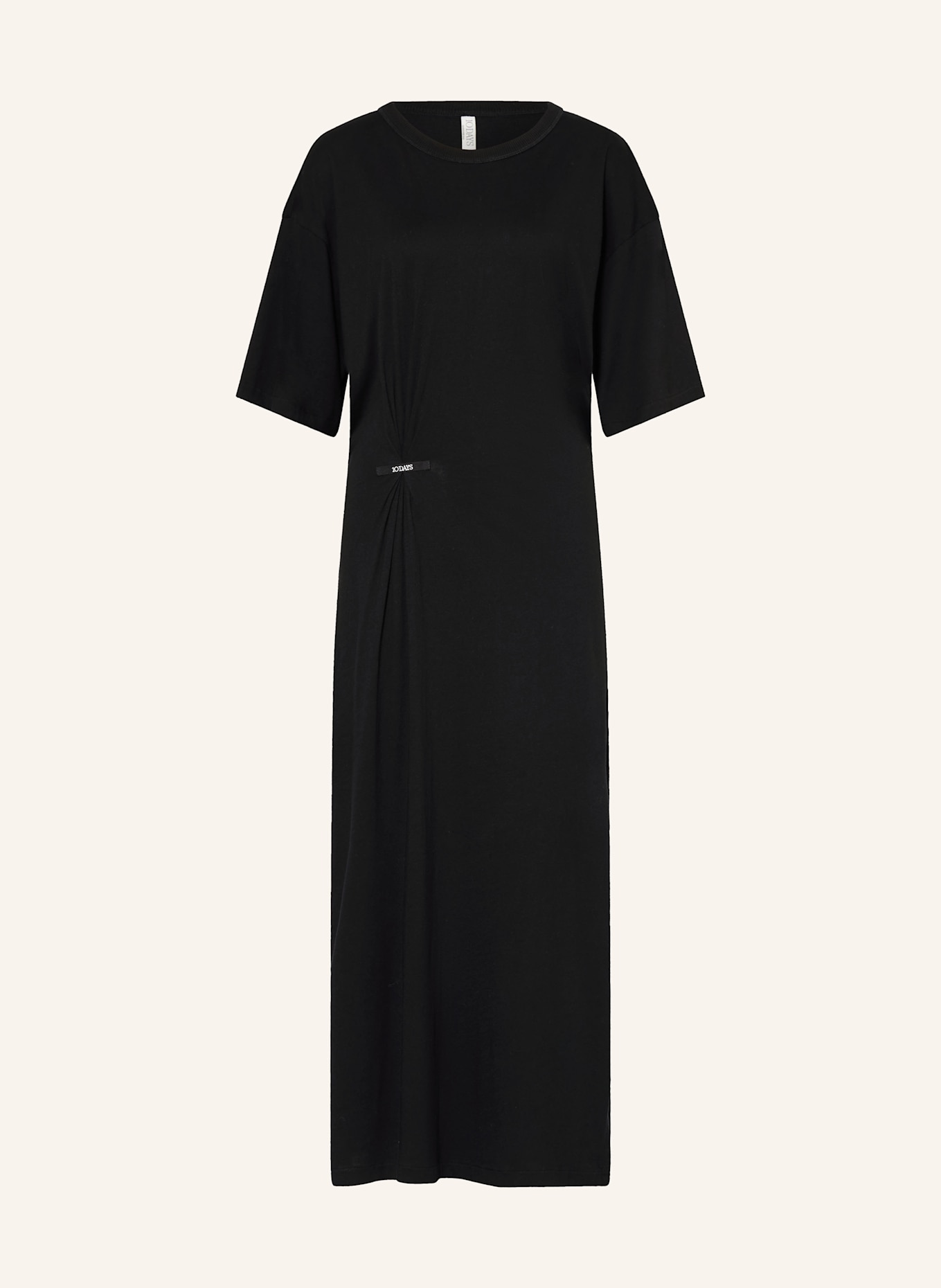 10DAYS Jerseykleid: SCHWARZ