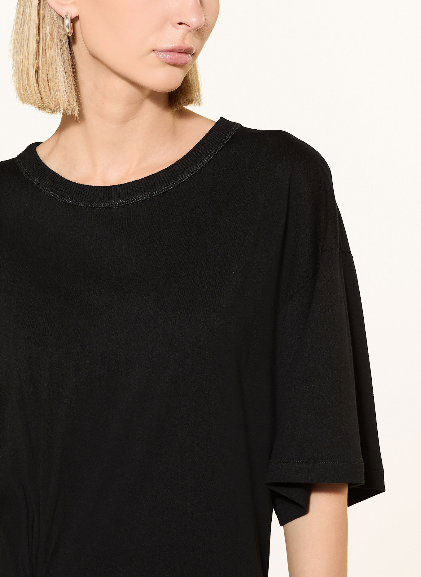 10DAYS Jerseykleid: SCHWARZ