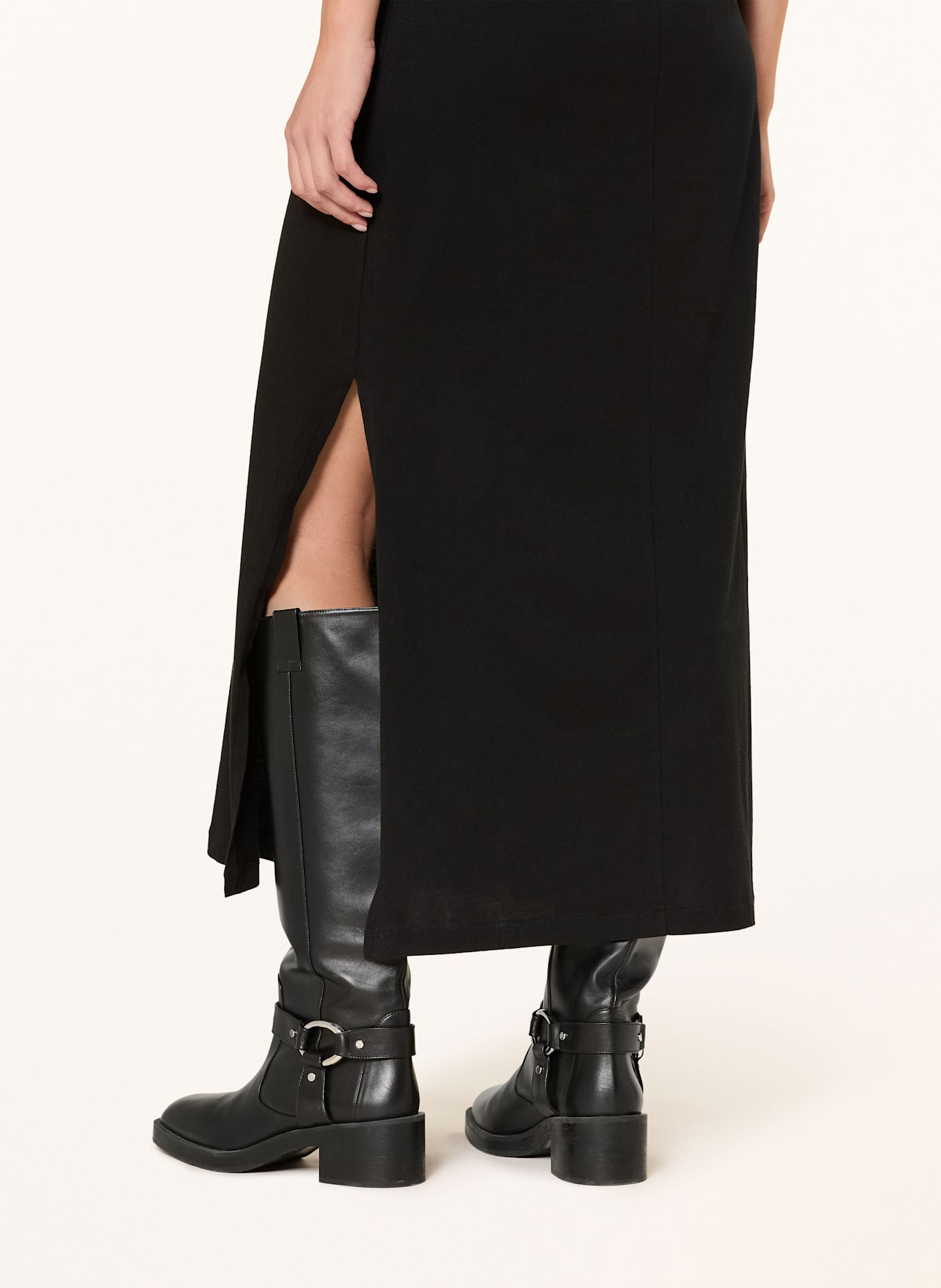 10DAYS Jerseykleid: SCHWARZ