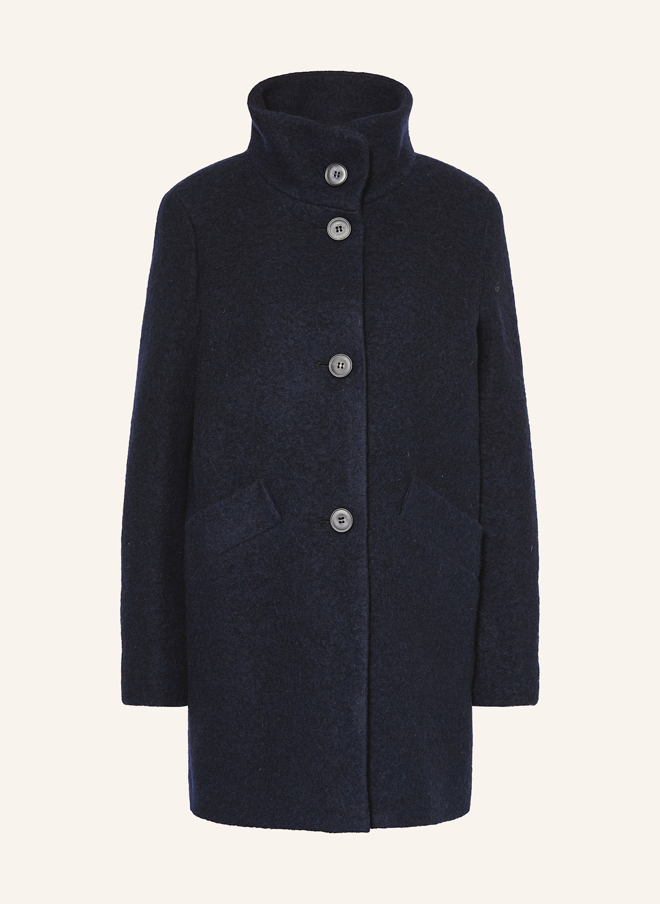 FUCHS SCHMITT Wool coat: DARK BLUE