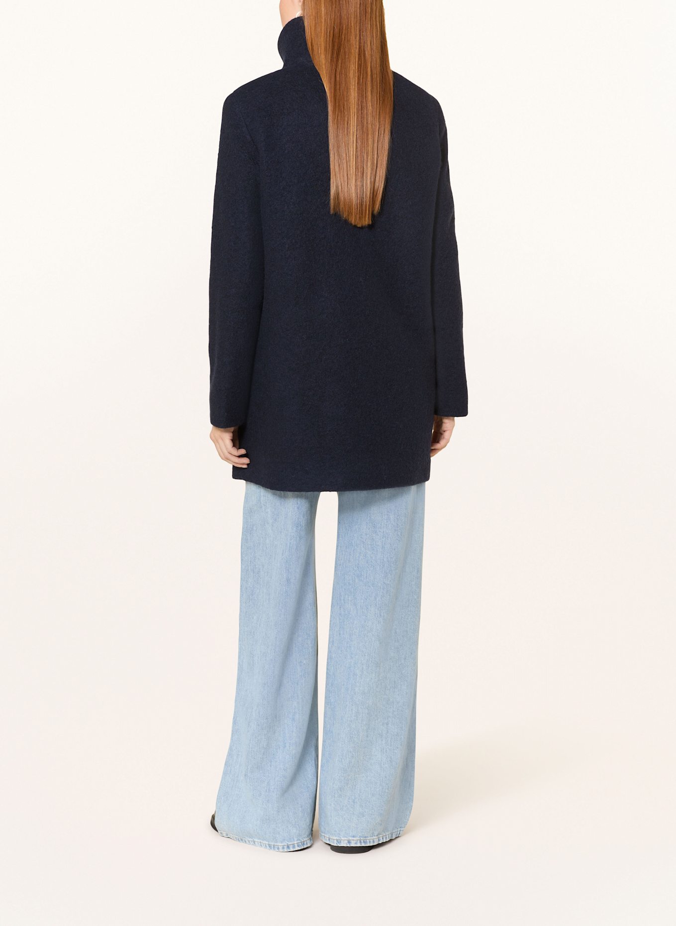 FUCHS SCHMITT Wool coat: DARK BLUE