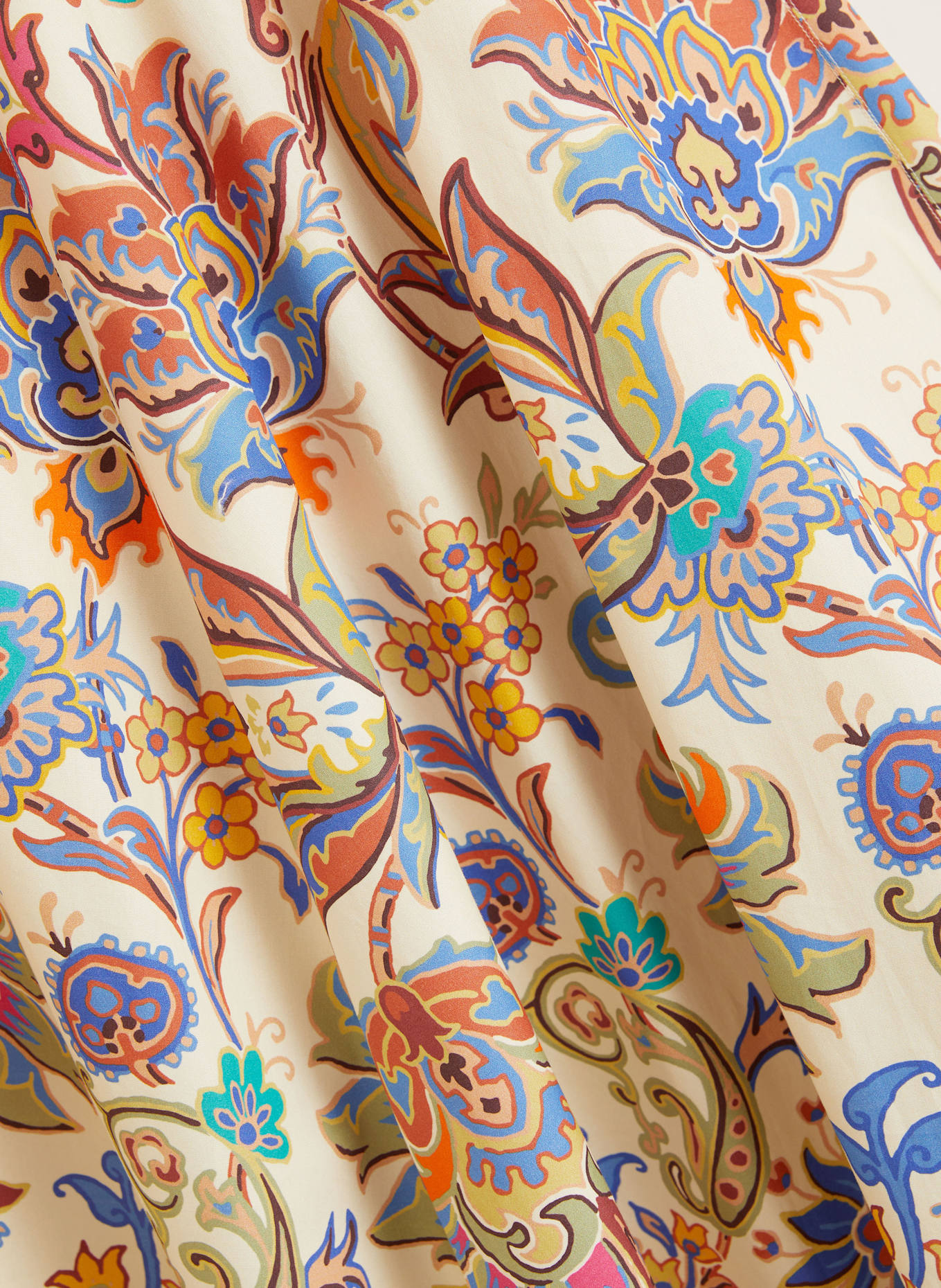 ETRO Kleid: HELLGELB / ORANGE / GRÜN