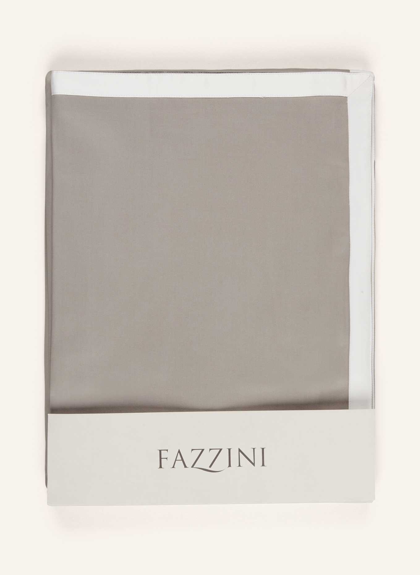 FAZZINI Bettbezug HELLEN: GRIGIO MEDIO+BIANCO