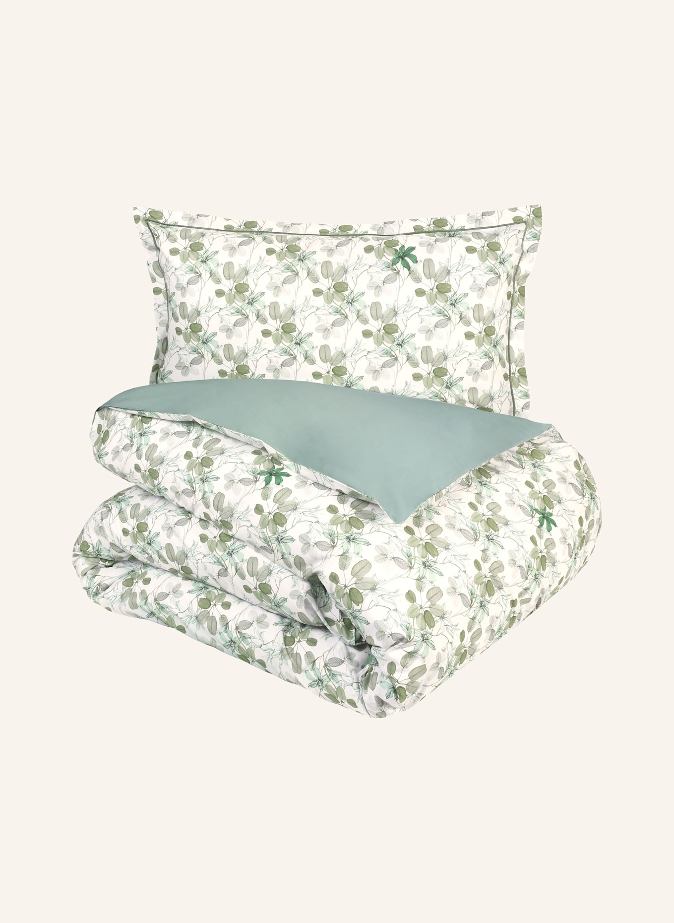 FAZZINI Kissenbezug PALAZZINA LIBERTY: GRÜN / MINT / WEISS