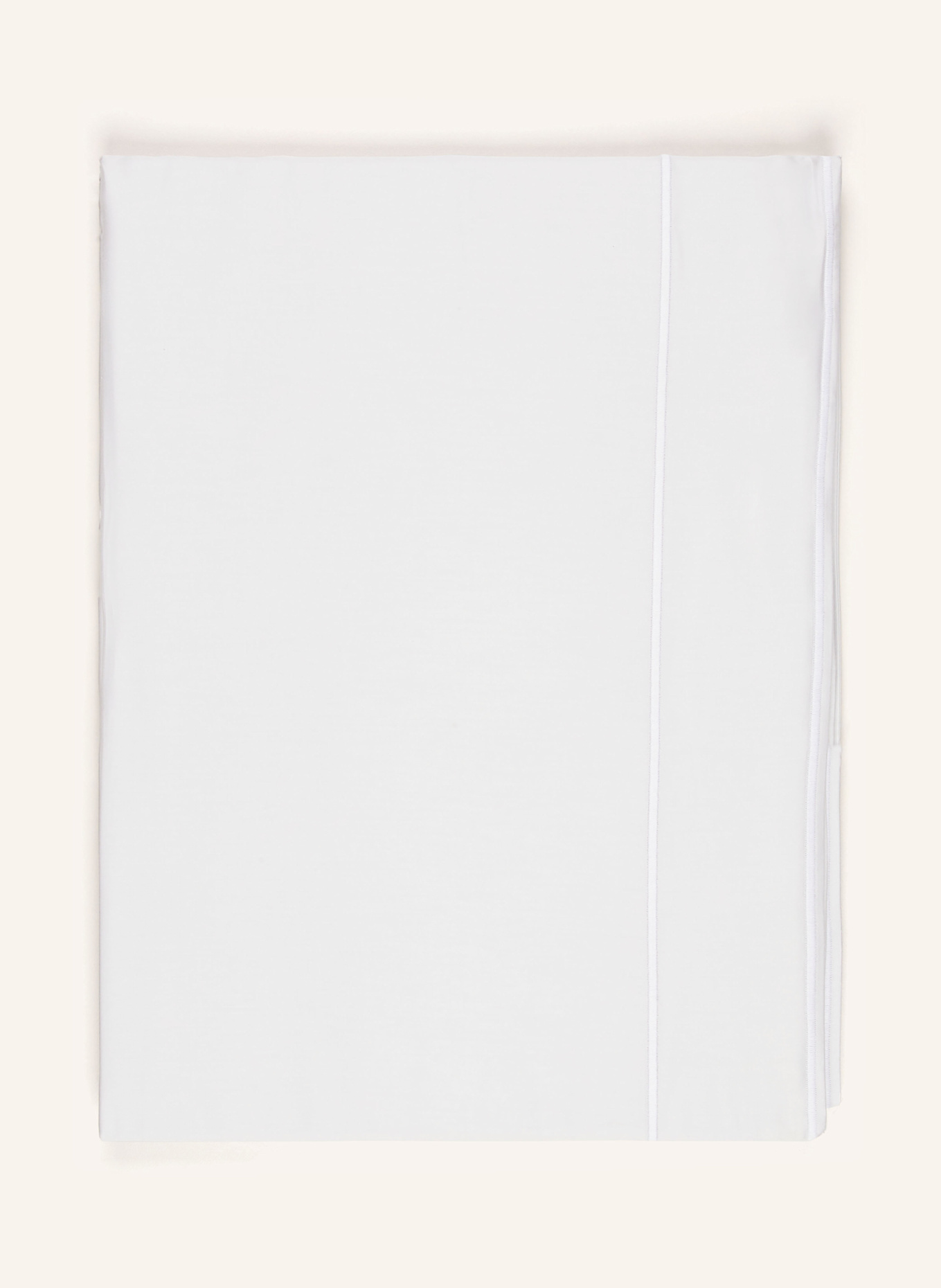 FAZZINI Bettbezug ISOLA: GRAU / WEISS