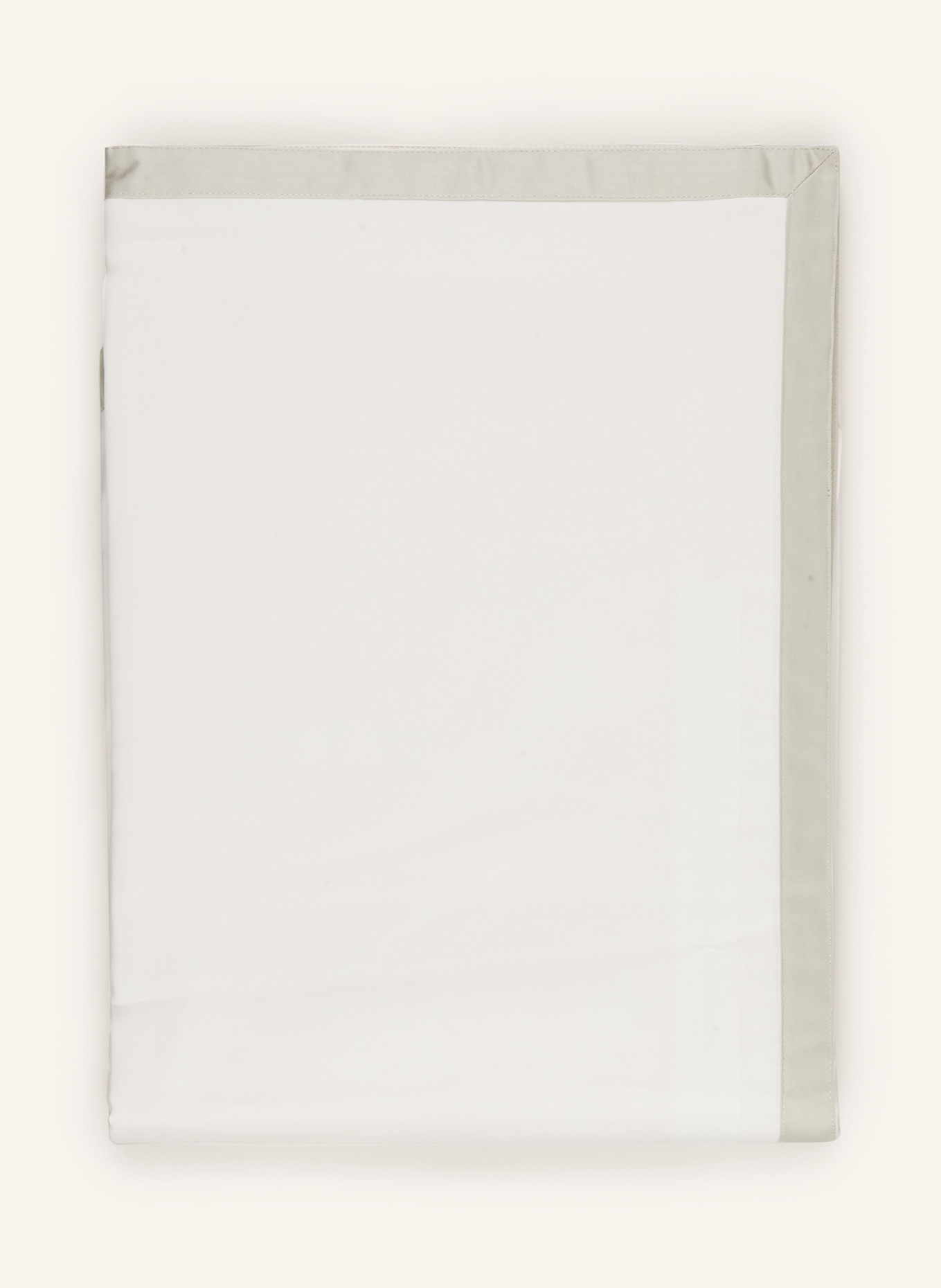 FAZZINI Bettbezug HELLEN: WEISS / GRAU