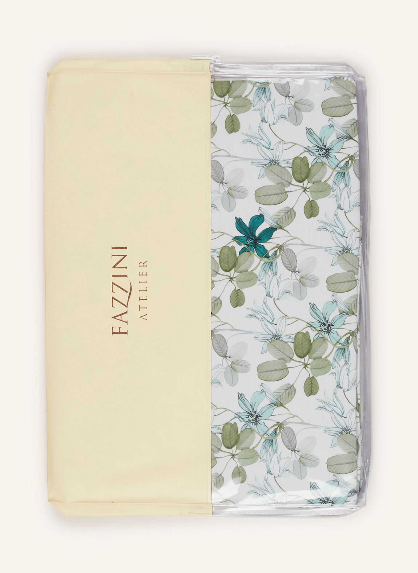FAZZINI Bettbezug PALAZZINA LIBERTY zum Wenden: GRÜN / MINT / WEISS