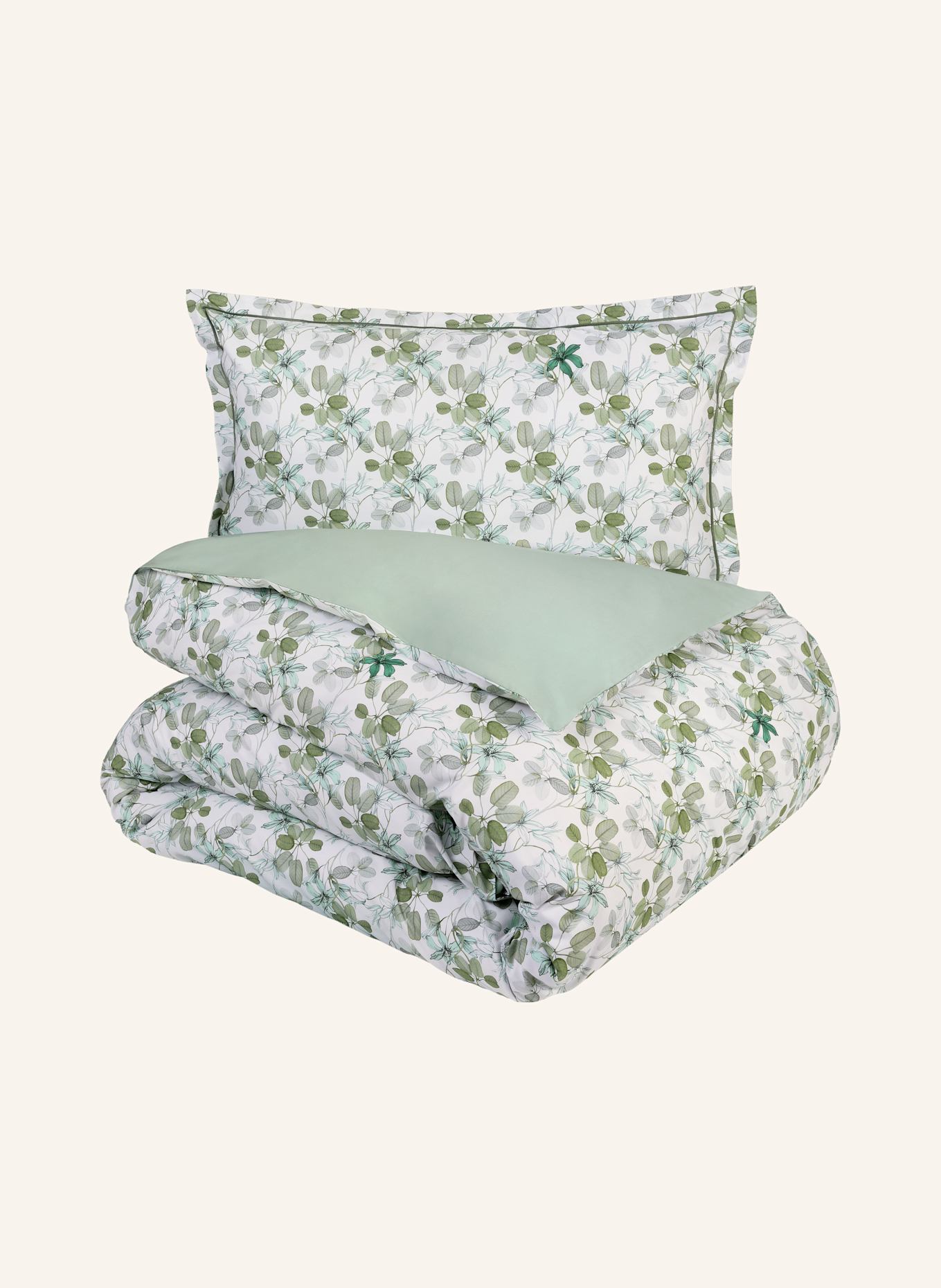 FAZZINI Bettbezug PALAZZINA LIBERTY zum Wenden: GRÜN / MINT / WEISS