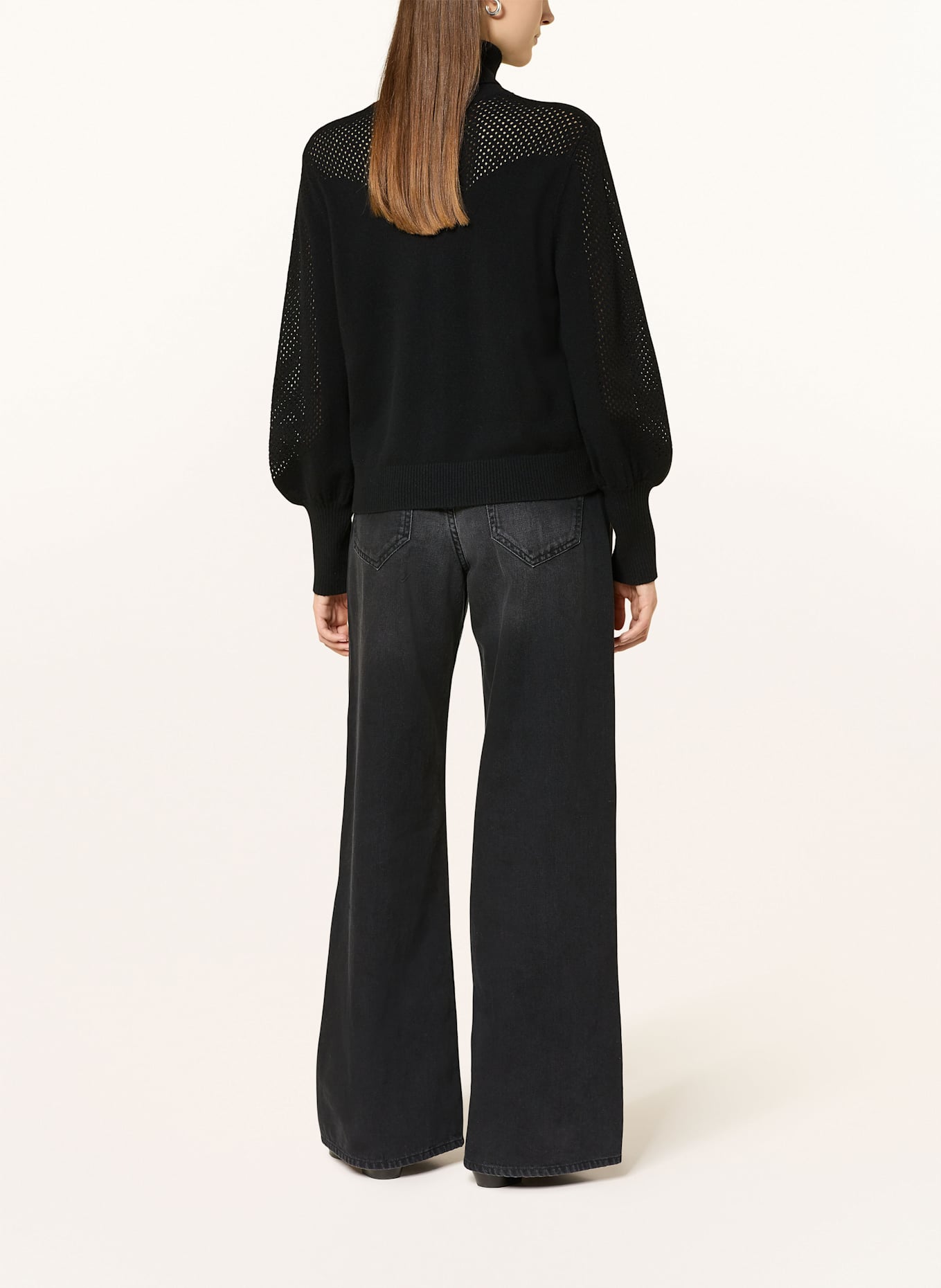 IVI collection Rollkragenpullover: SCHWARZ