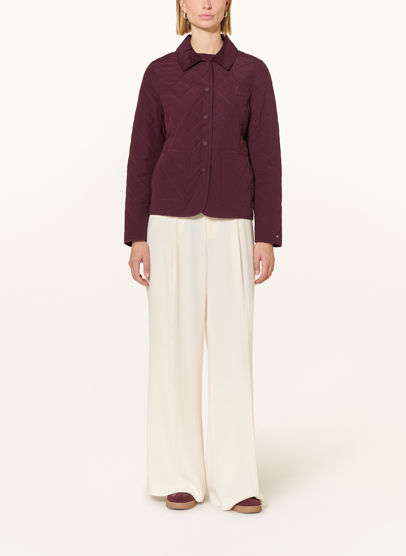 TOMMY HILFIGER Steppjacke: DUNKELROT