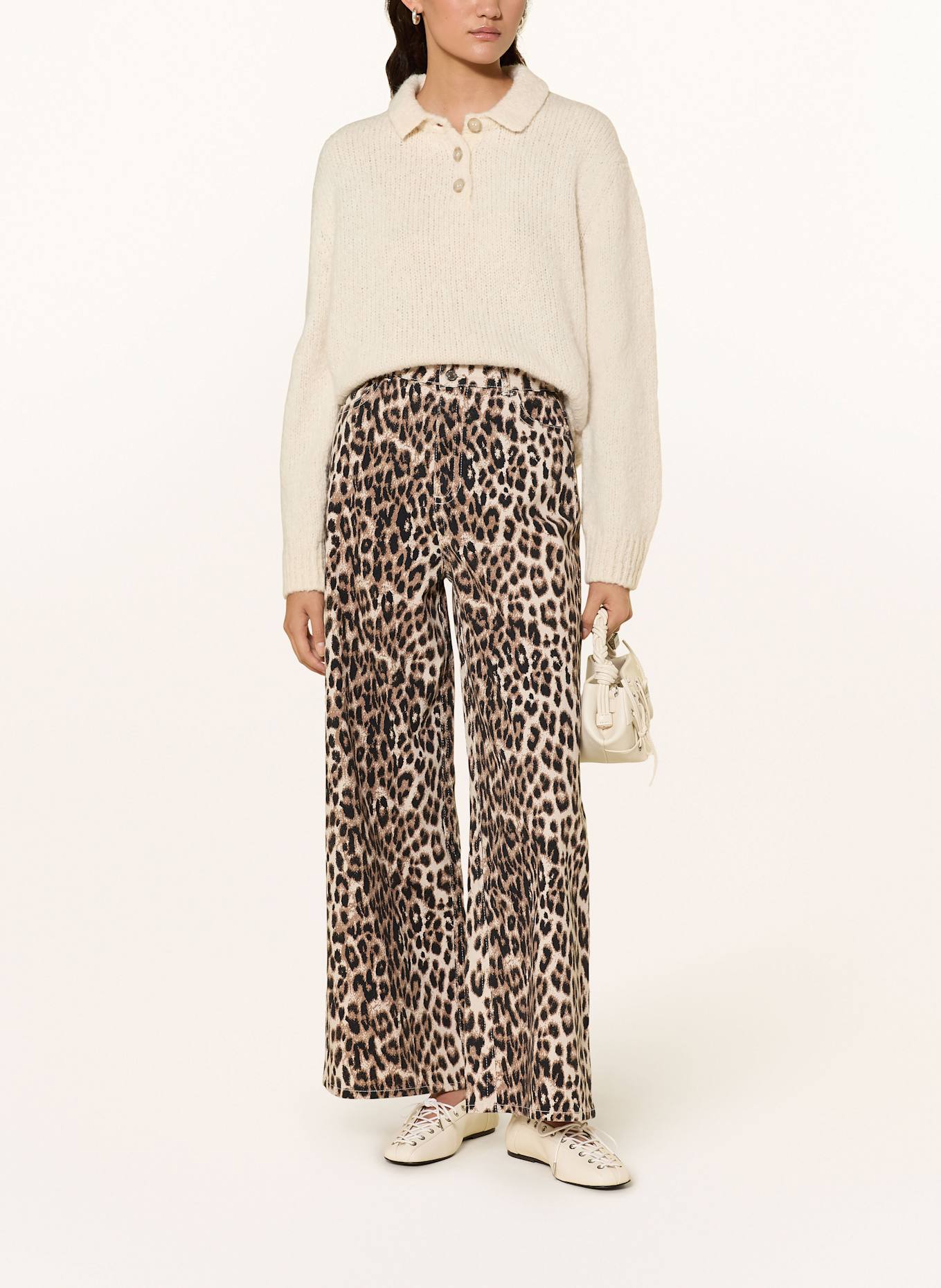 MRS & HUGS Wide leg jeans: Leo AOP