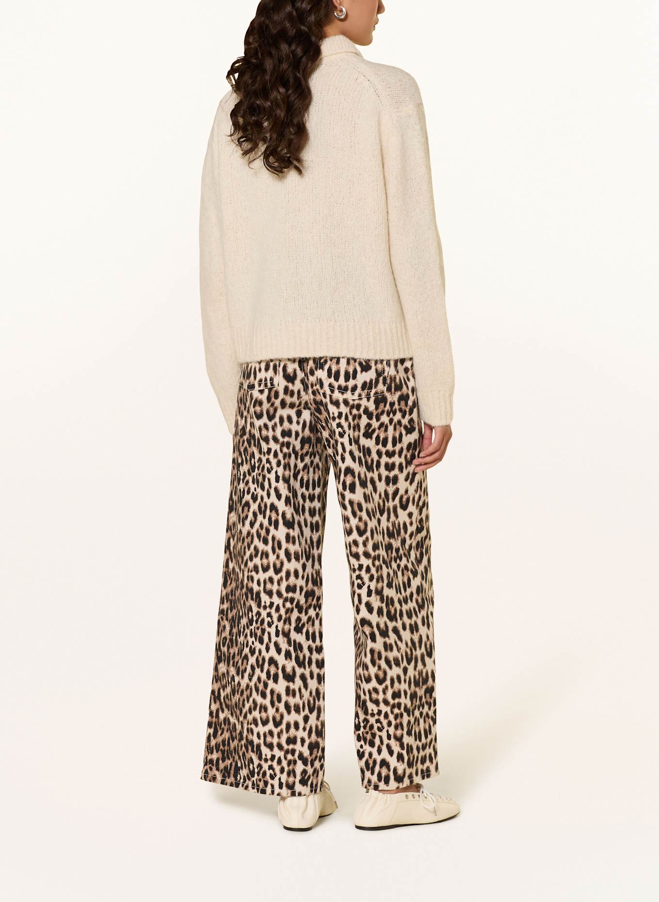 MRS & HUGS Pullover mit Alpaka: CREME