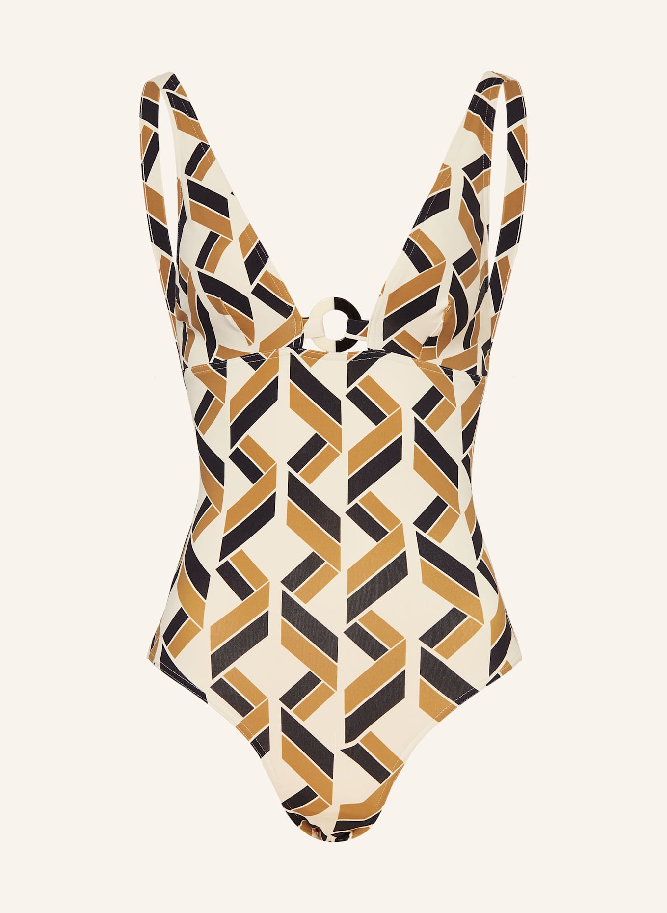 ERES Badeanzug PARTY: ECRU / SCHWARZ / KHAKI