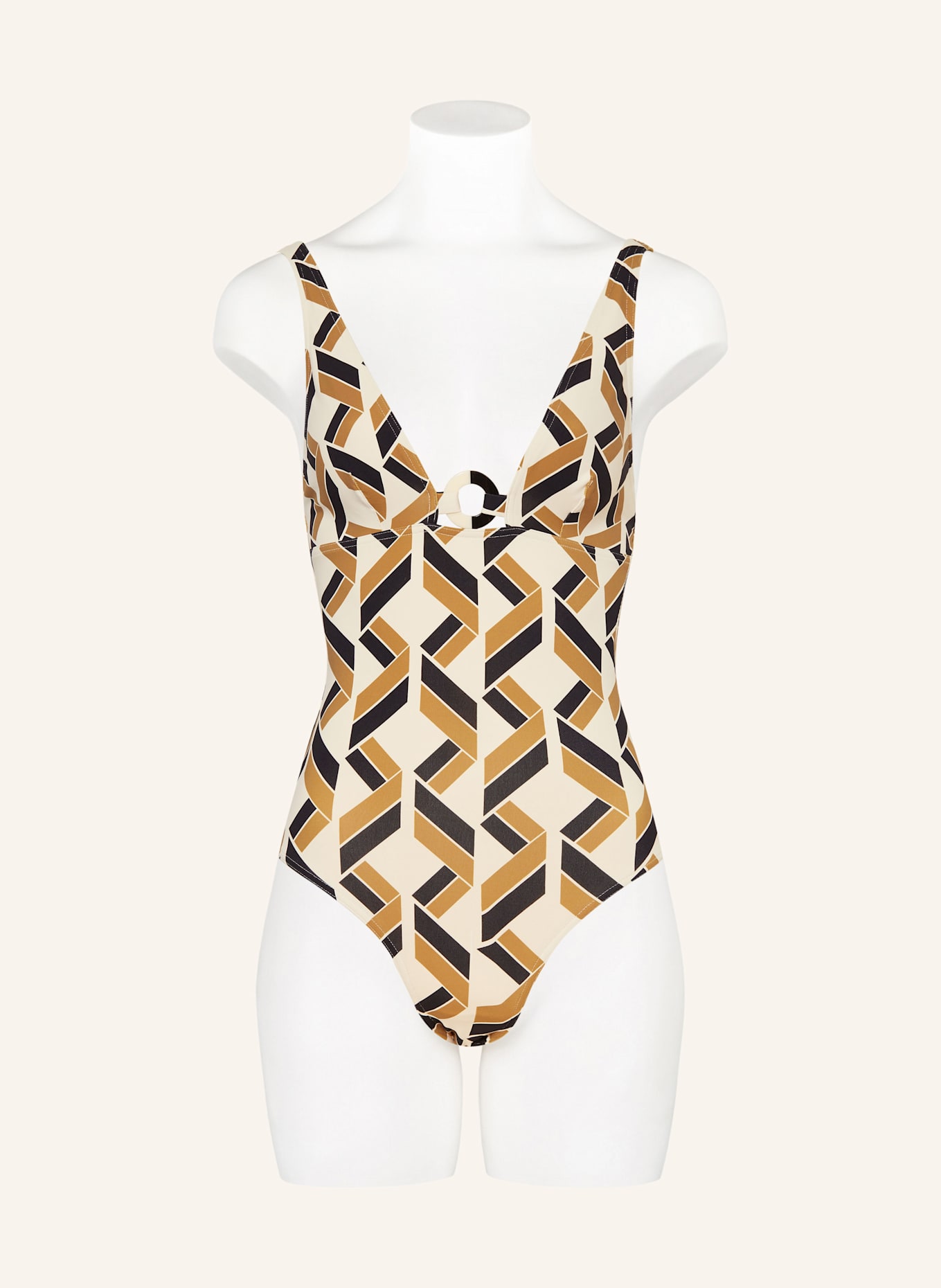 ERES Badeanzug PARTY: ECRU / SCHWARZ / KHAKI