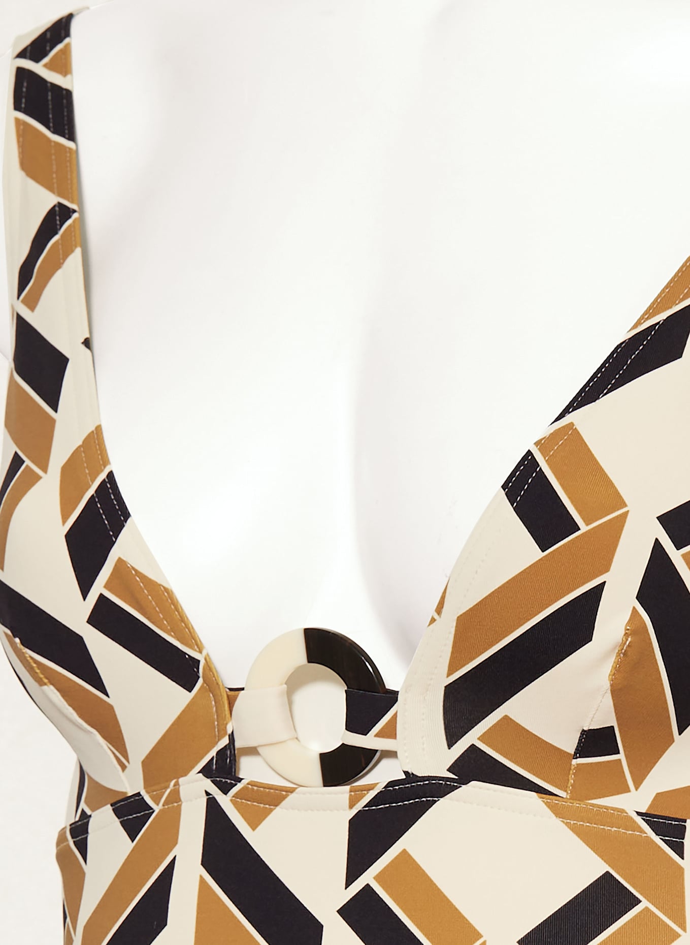 ERES Badeanzug PARTY: ECRU / SCHWARZ / KHAKI