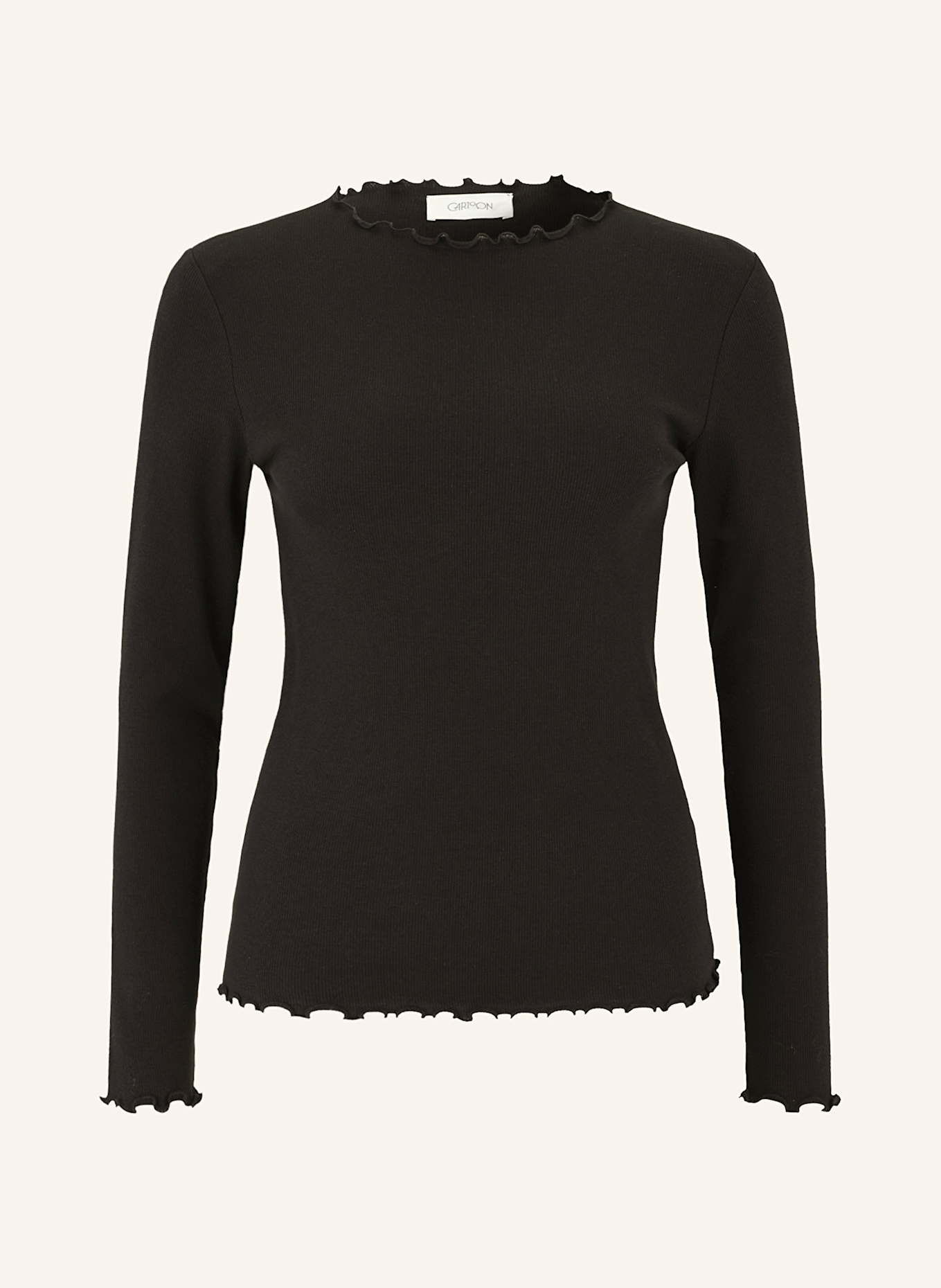 CARTOON Longsleeve: SCHWARZ