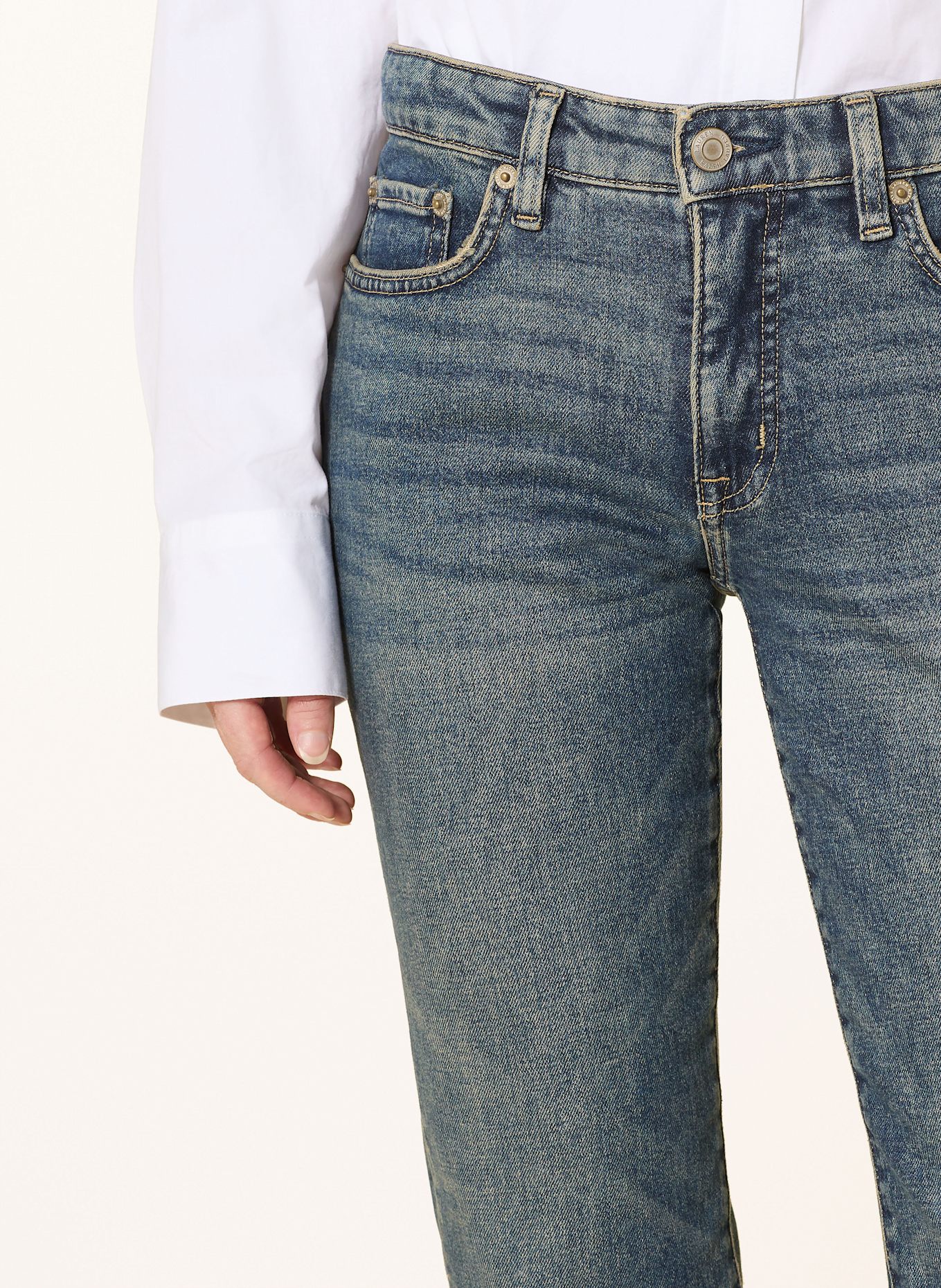 LAUREN RALPH LAUREN Mom Jeans: 001 HAZE WASH