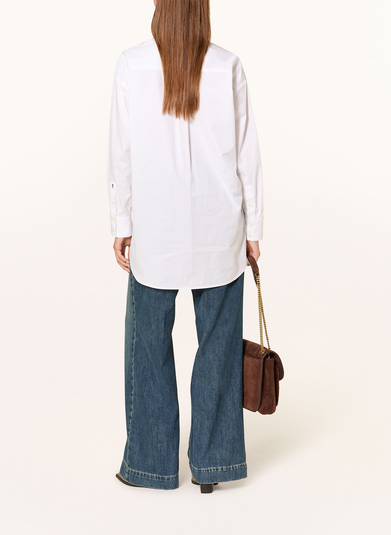 LAUREN RALPH LAUREN Wide Leg Jeans: 001 HAZE WASH