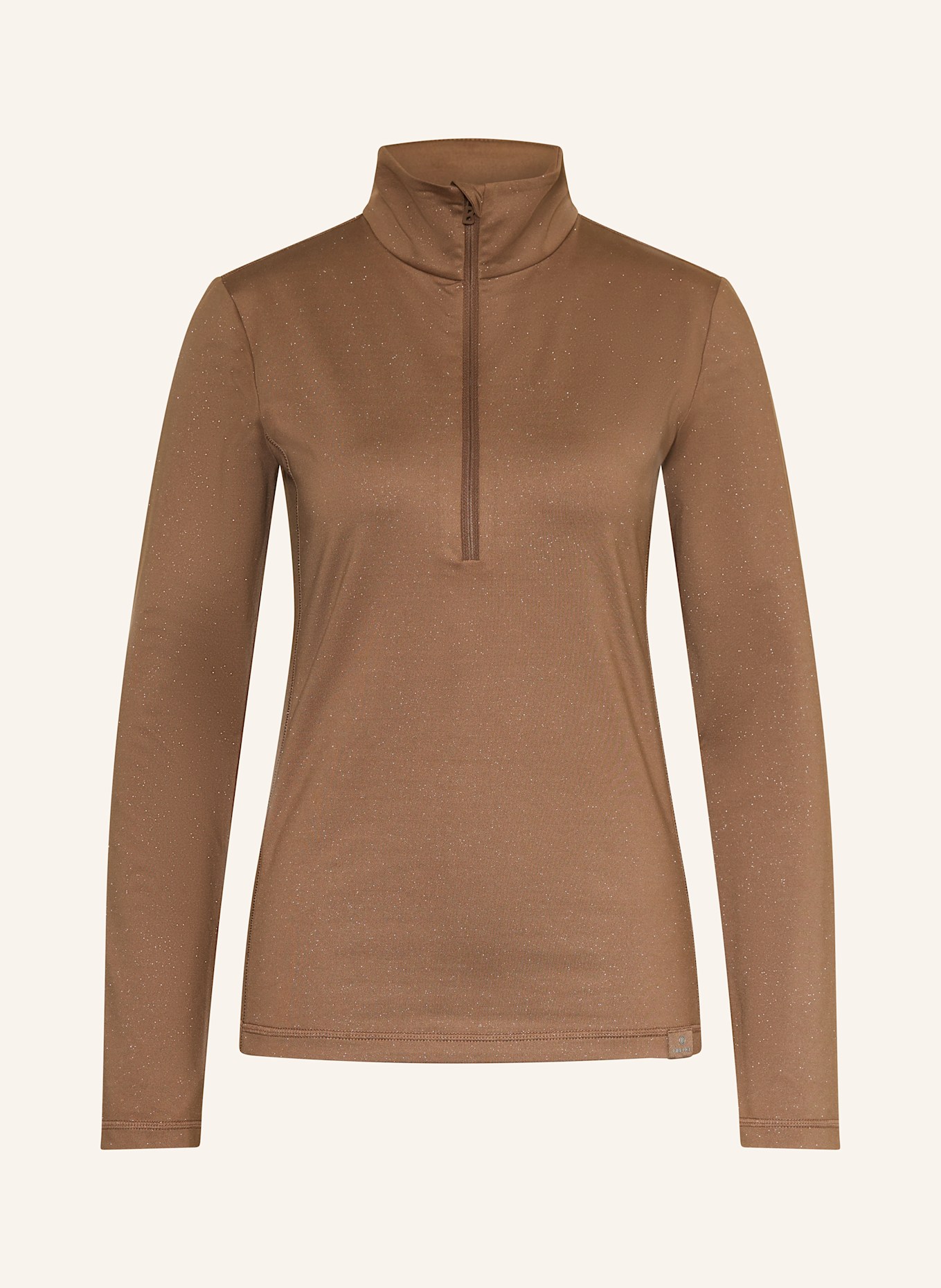 FIRE+ICE Midlayer MARGO2 mit Glitzergarn: BRAUN