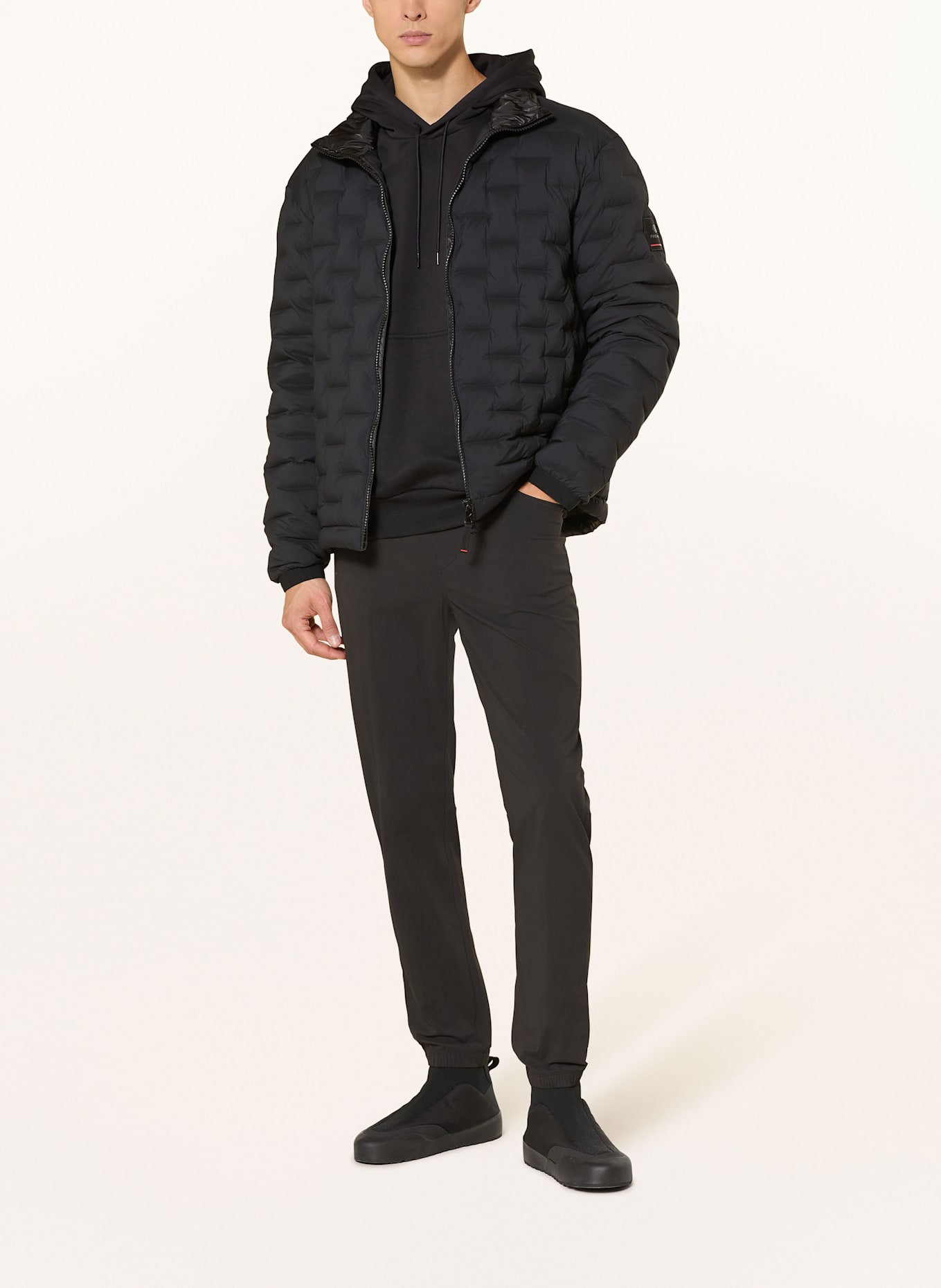 FIRE+ICE Daunenjacke MALTE-D: SCHWARZ