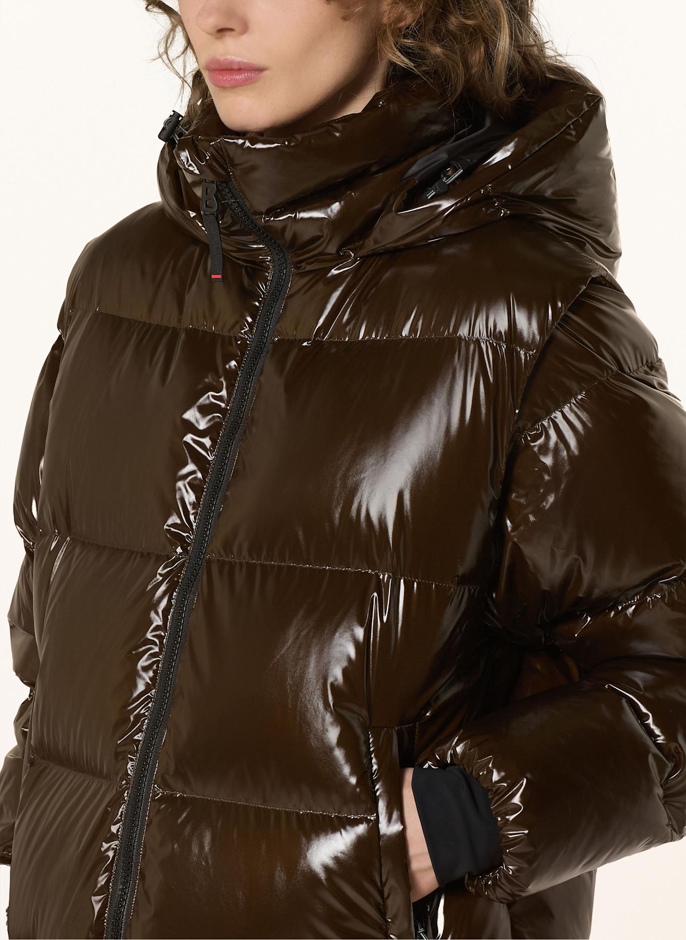FIRE+ICE Daunenmantel ASTA-D: DUNKELBRAUN