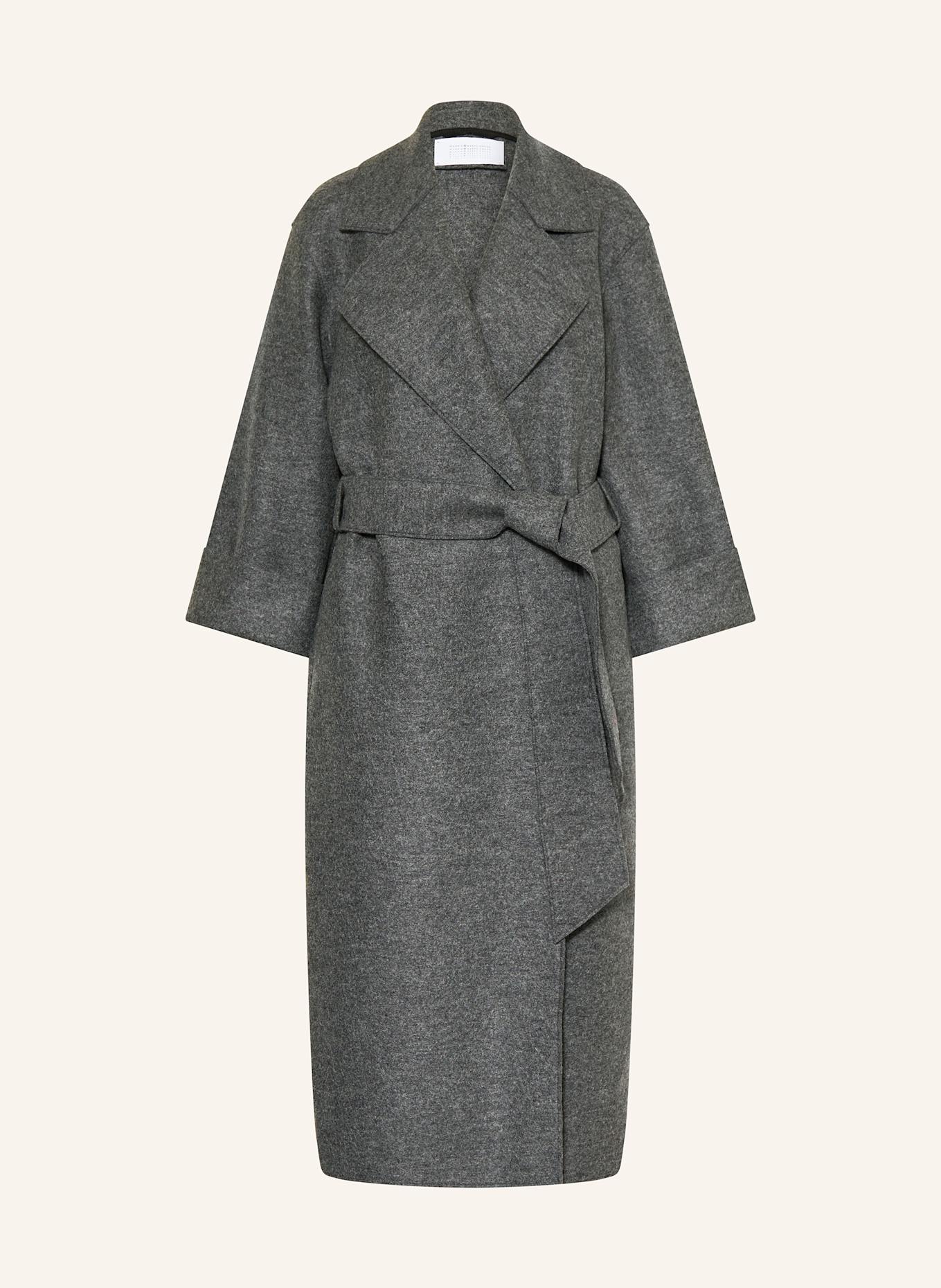 HARRIS WHARF LONDON Wollmantel: GRAU