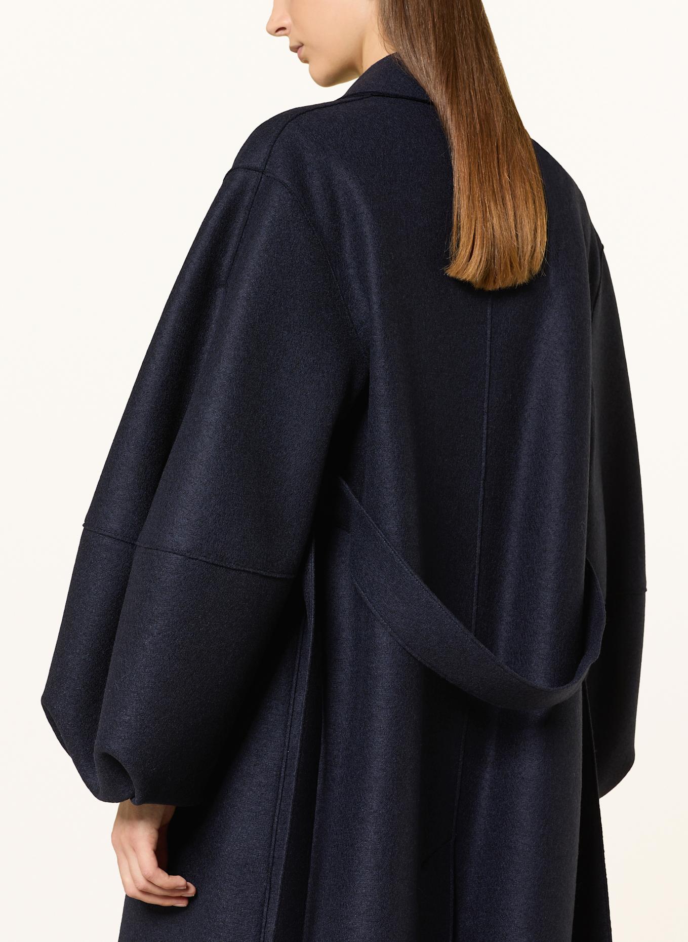 HARRIS WHARF LONDON Wollmantel: DUNKELBLAU