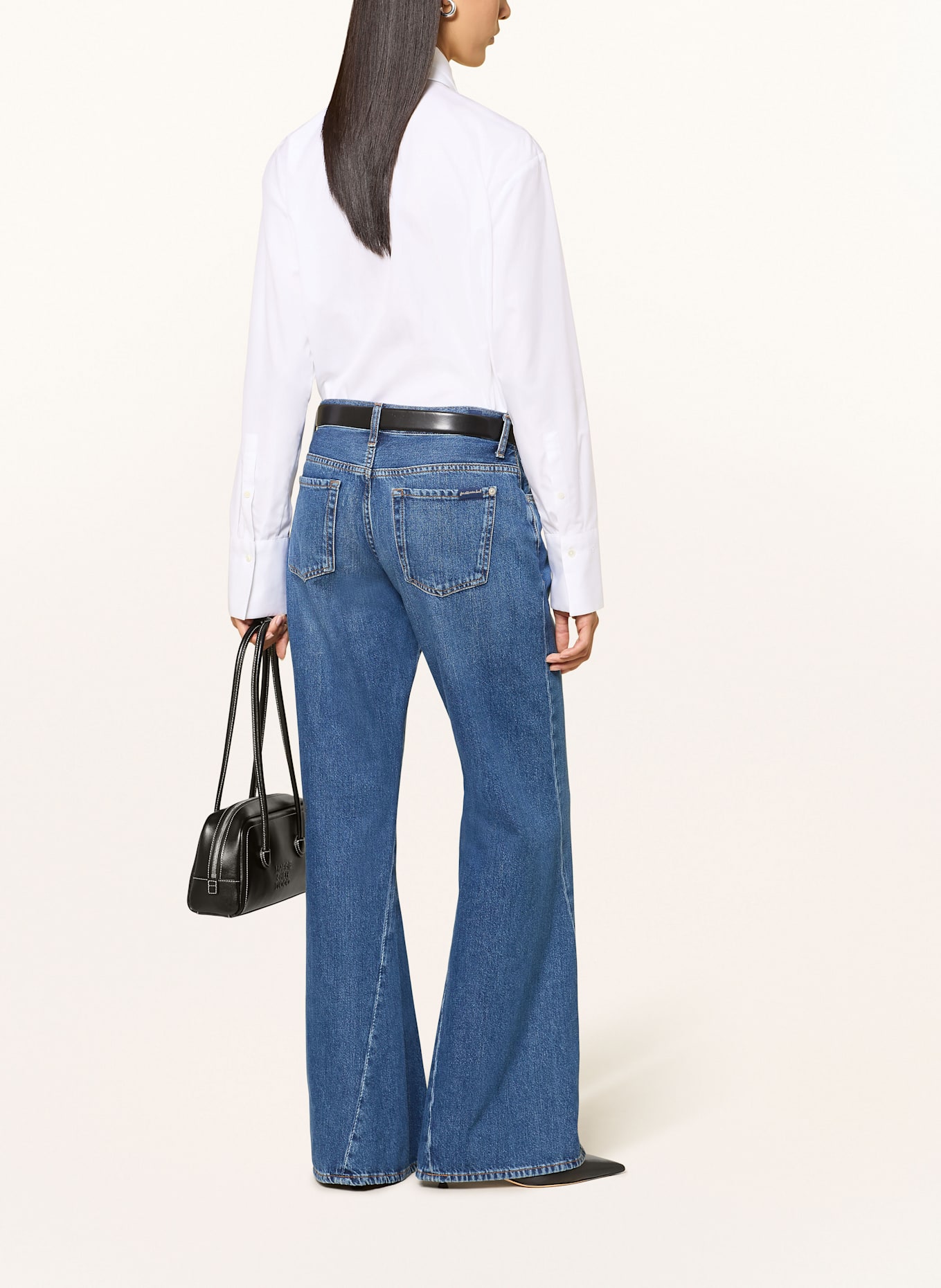 van Laack Hemdbluse VL-BERGIT-SV mit abnehmbarer Krawatte: WEISS