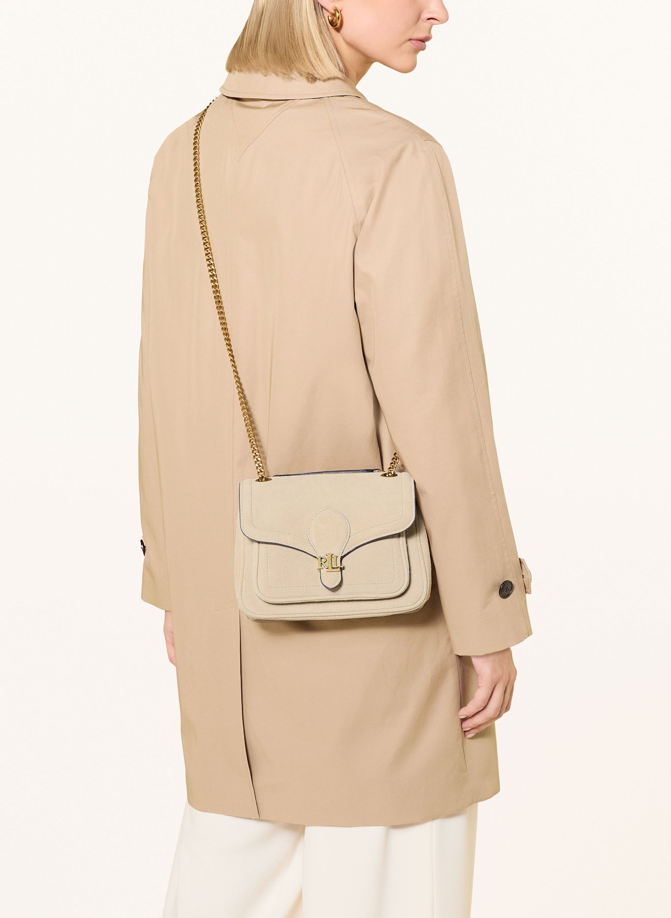 LAUREN RALPH LAUREN Umhängetasche BRADLEY SMALL: CREME