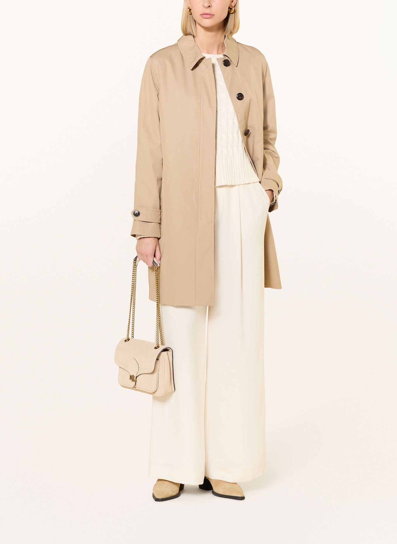 LAUREN RALPH LAUREN Umhängetasche BRADLEY SMALL: CREME
