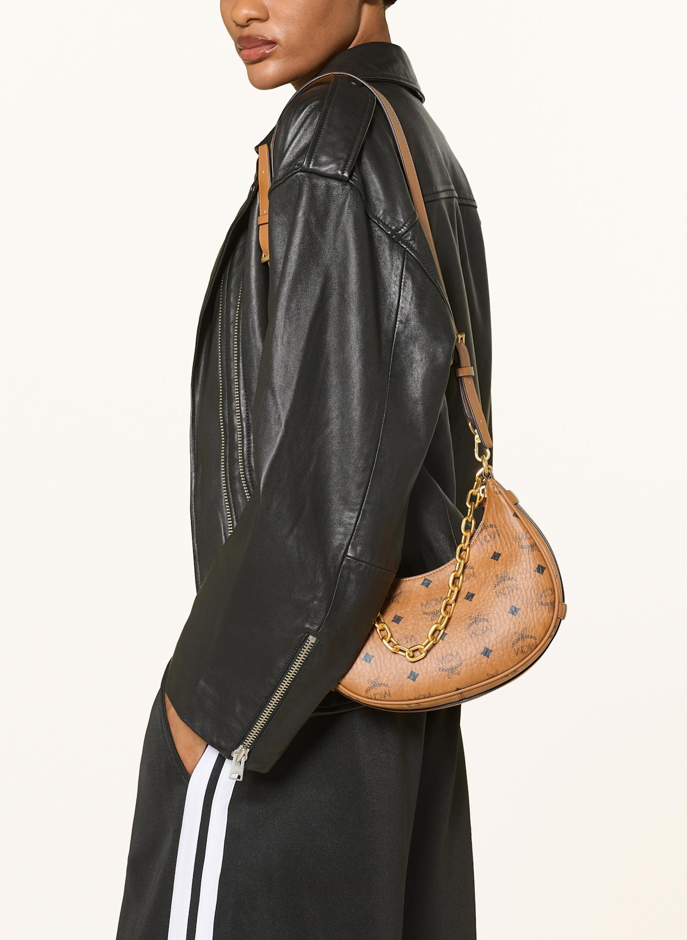 MCM Hobo-Bag AREN SMALL: COGNAC