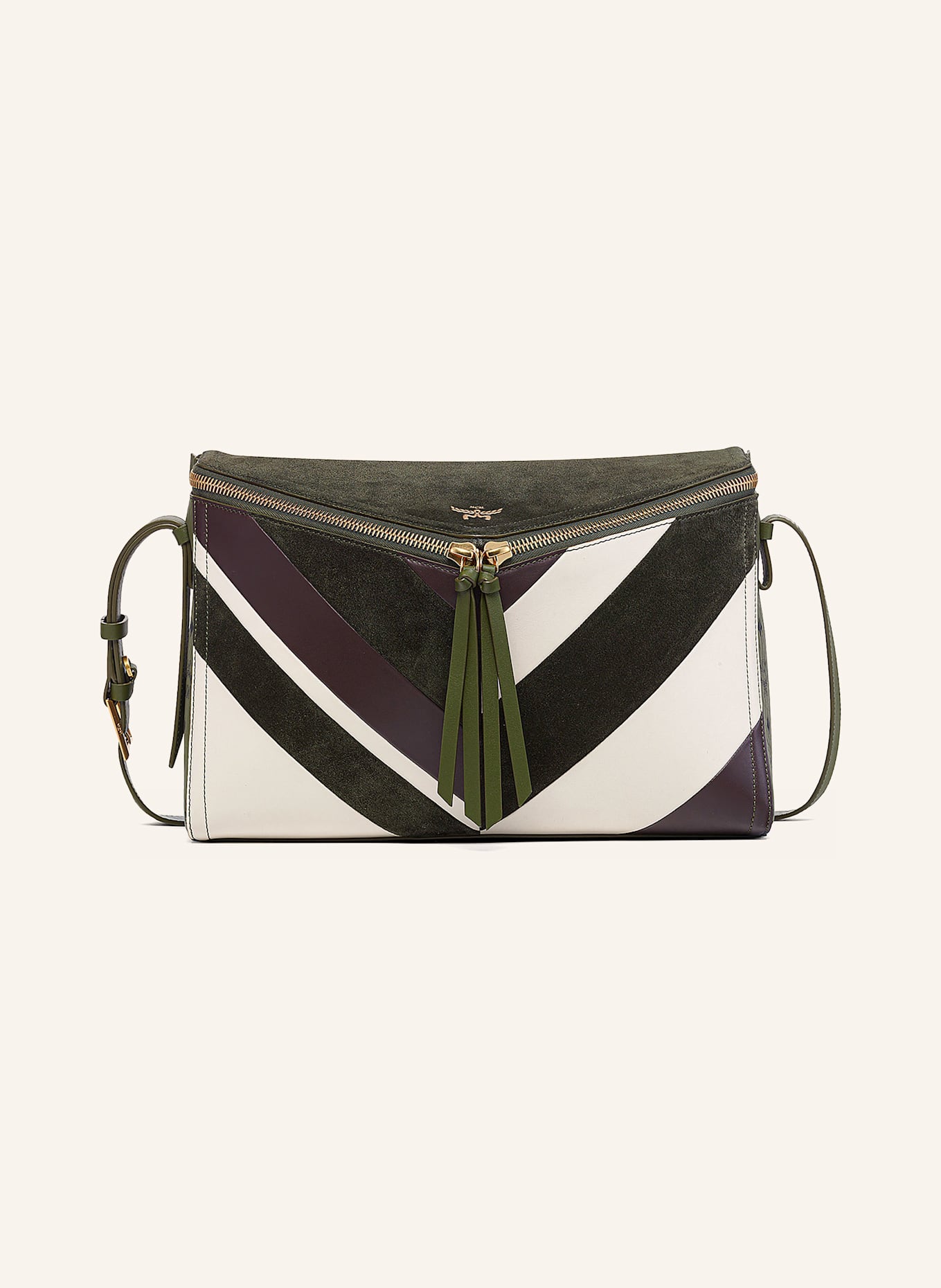 MCM Crossbody bag DIAMOND: KHAKI / CREAM